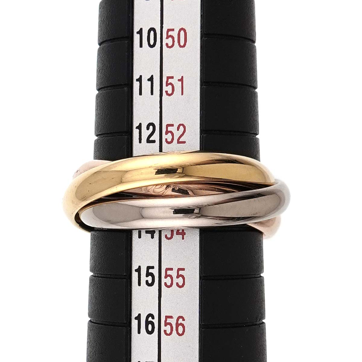 Trinity MM Ring 18K YG WG PG 750 Size53 6.25-6.5(US)