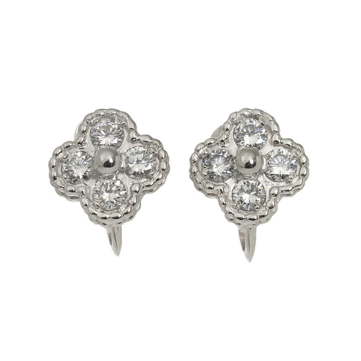 Diamond Earrings 18K 14K WG 750 585