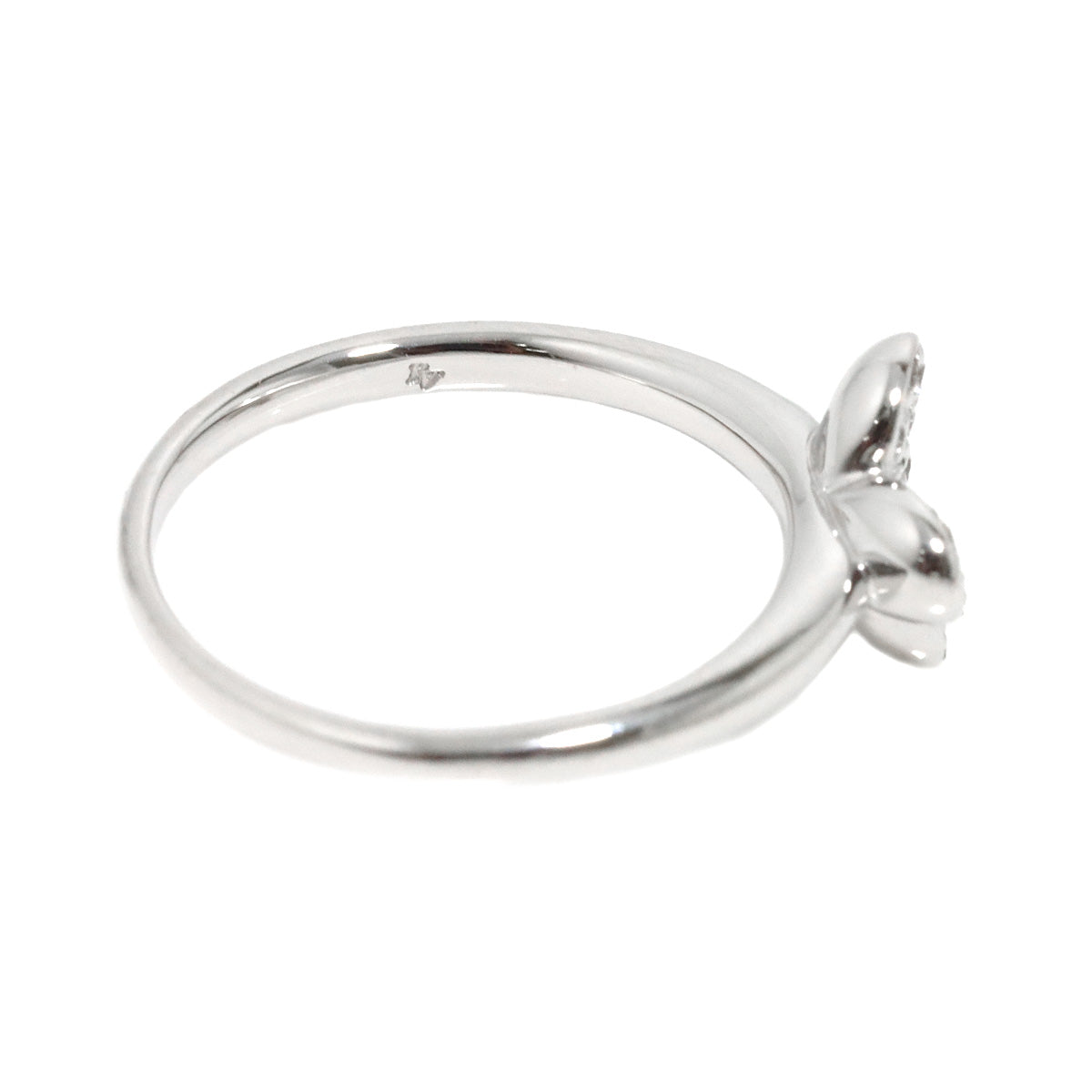 Diamond 0.15ct Ring 18K WG 750 Size5.25(US)