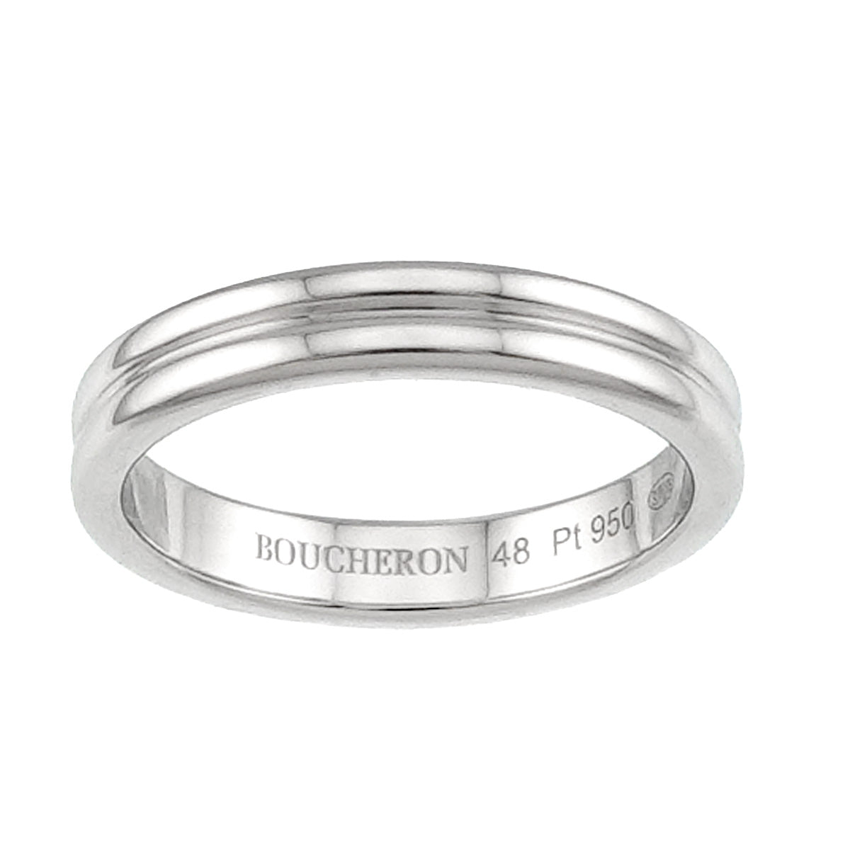Godron Ring Pt Platinum Size48 4.5(US)