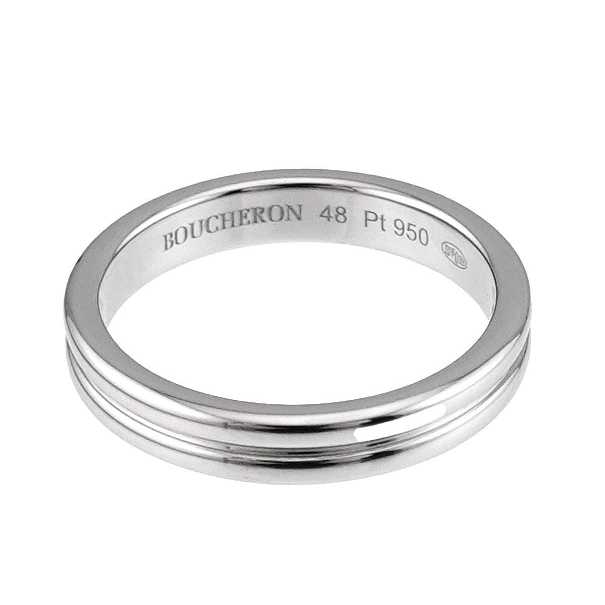 Godron Ring Pt Platinum Size48 4.5(US)