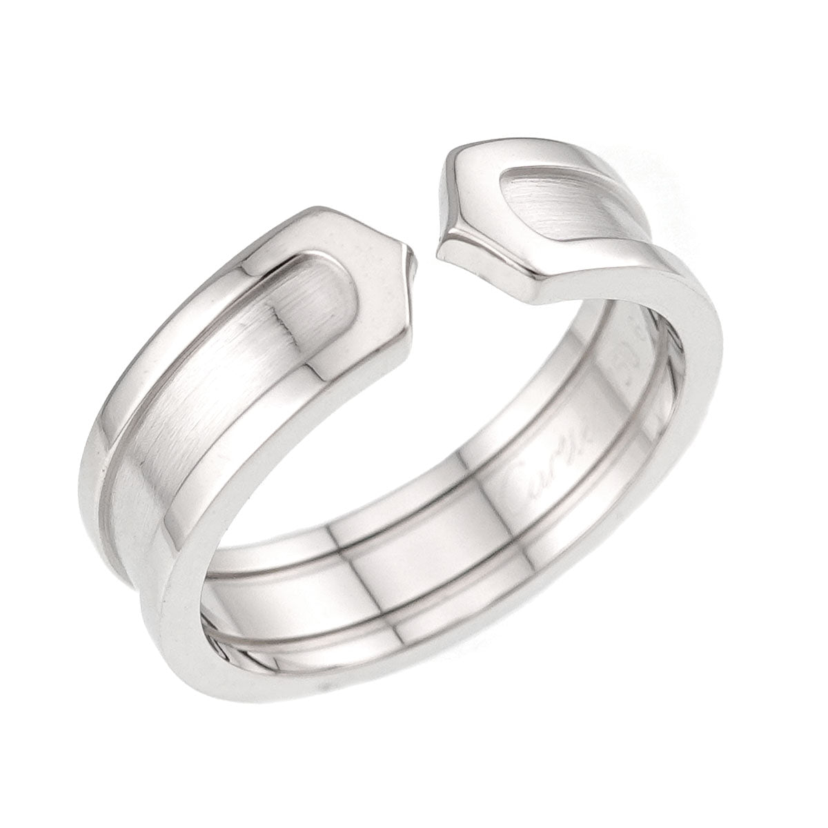 C2 SM Ring 18K WG 750 Size62 9.5-9.75(US)