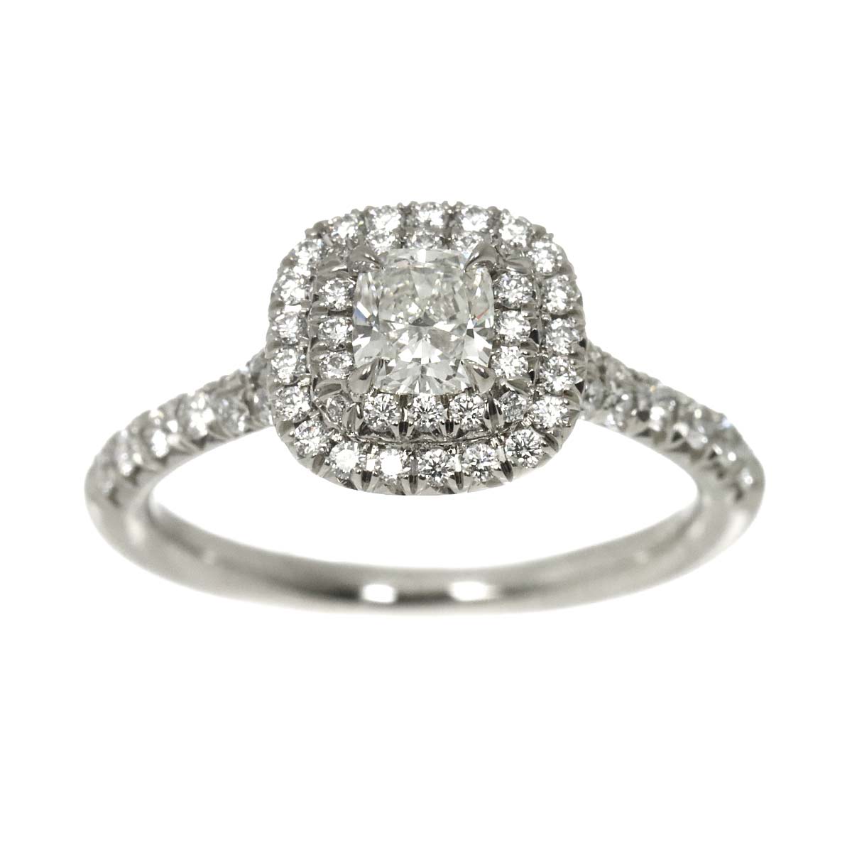 Diamond 0.31ct H/VS1/3EX Ring Platinum Size4-4.5(US)