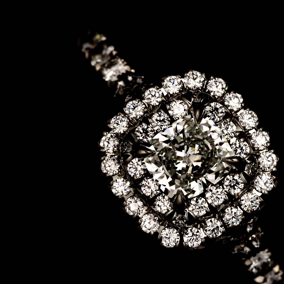 Diamond 0.31ct H/VS1/3EX Ring Platinum Size4-4.5(US)