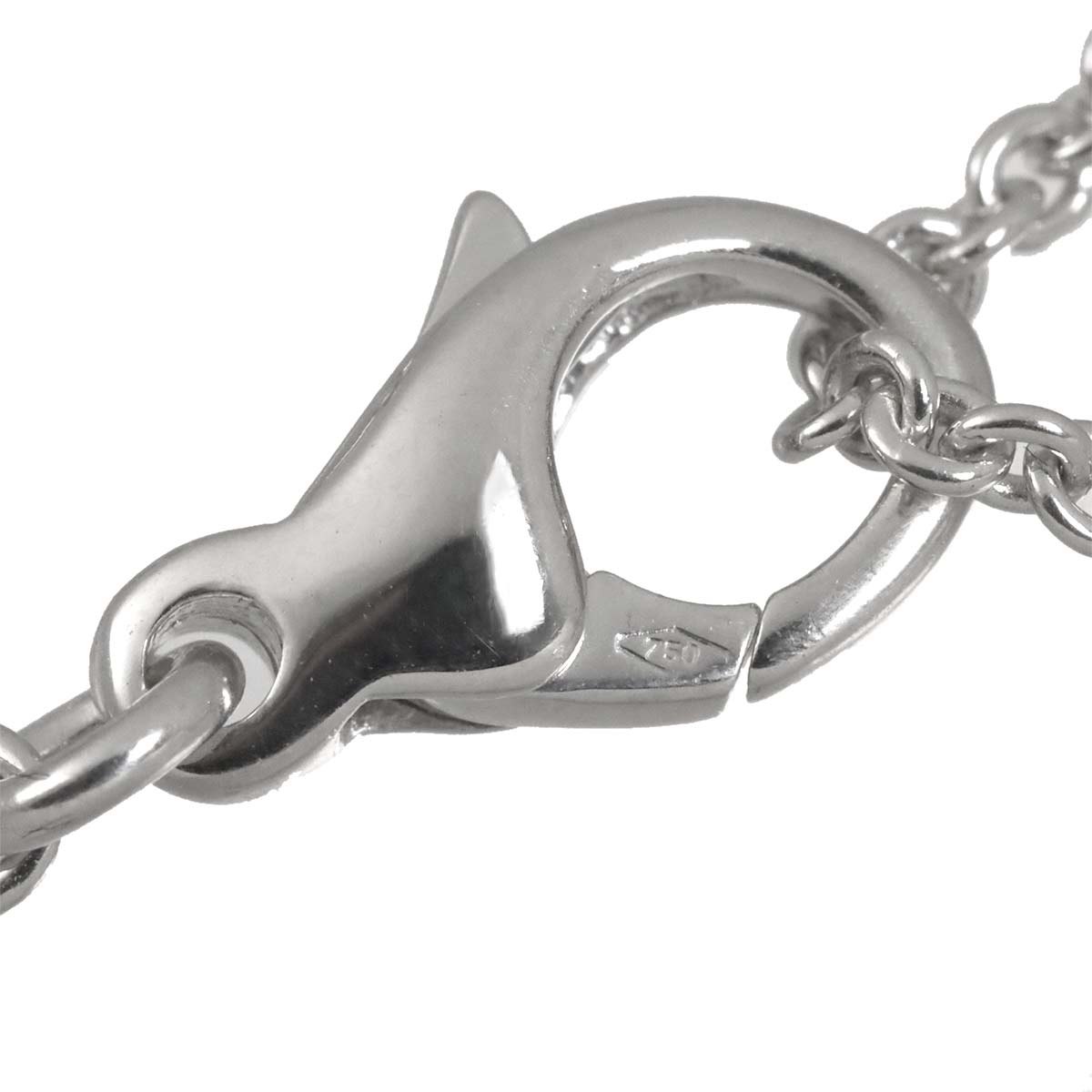 Diamond 0.27ct H/VVS2/EX Necklace 18K White Gold 750
