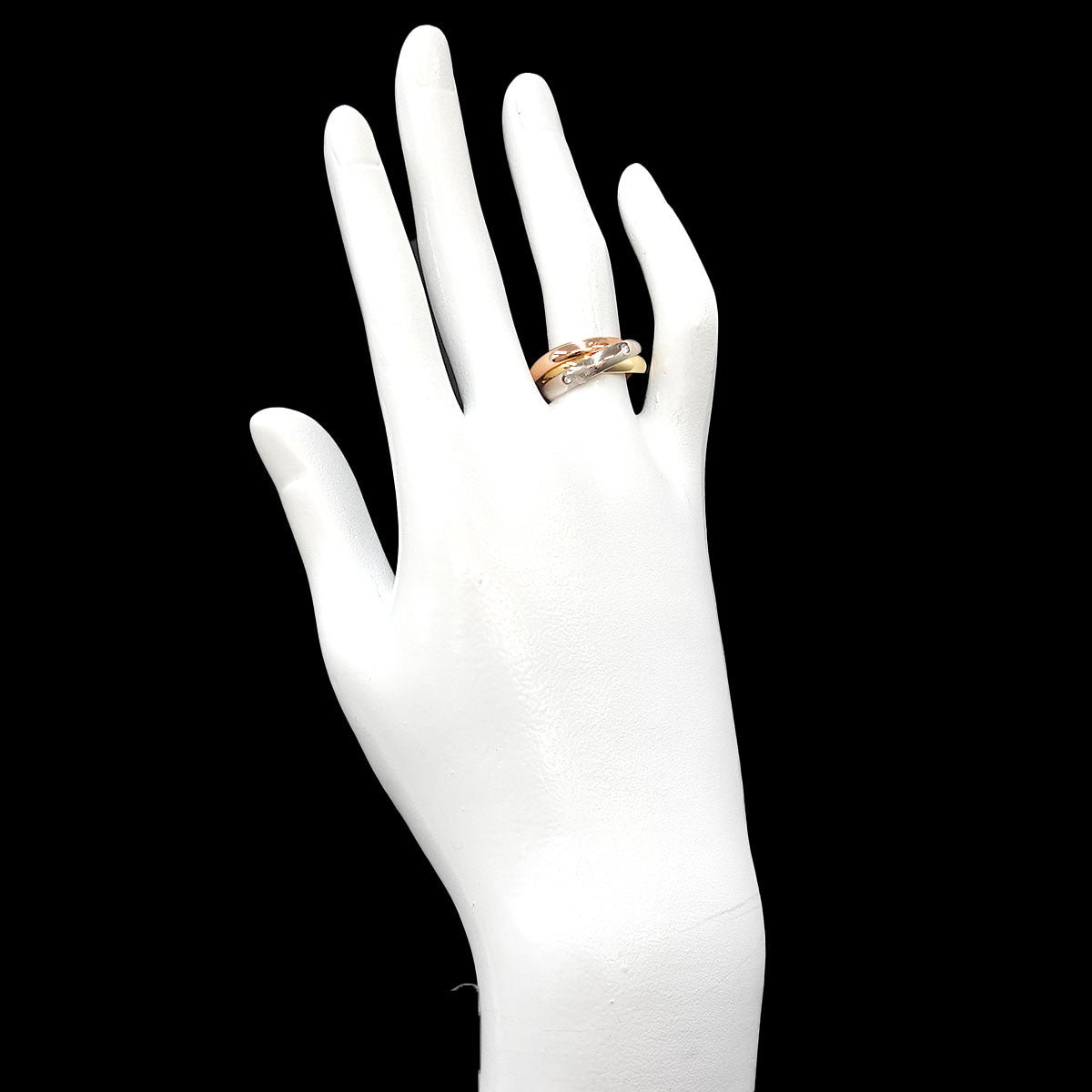 Trinity Ring MM 18K YG WG PG 750 Size48 4.5(US)