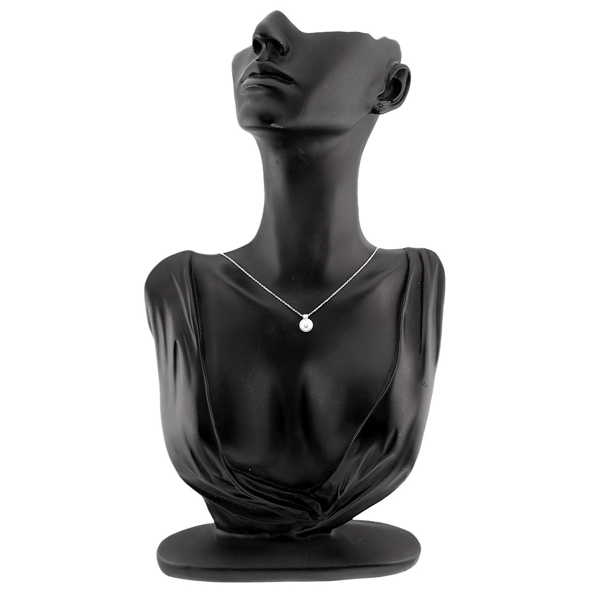SHIROSUMIKA Akoya pearl 7.9mm Necklace K18 WG 750