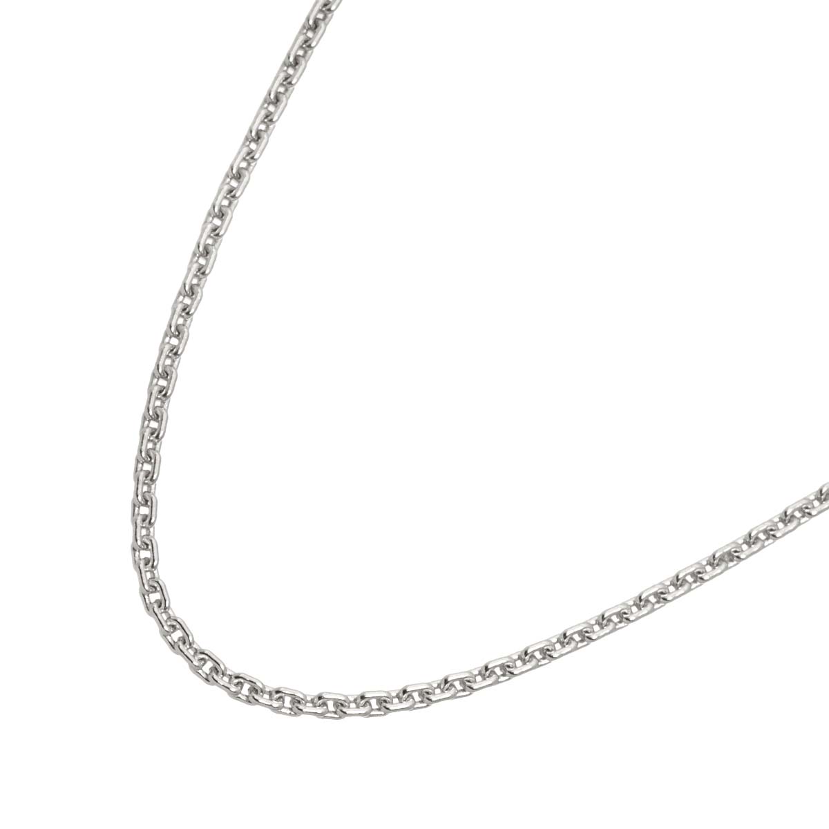 Chain Necklace 18K White Gold 750