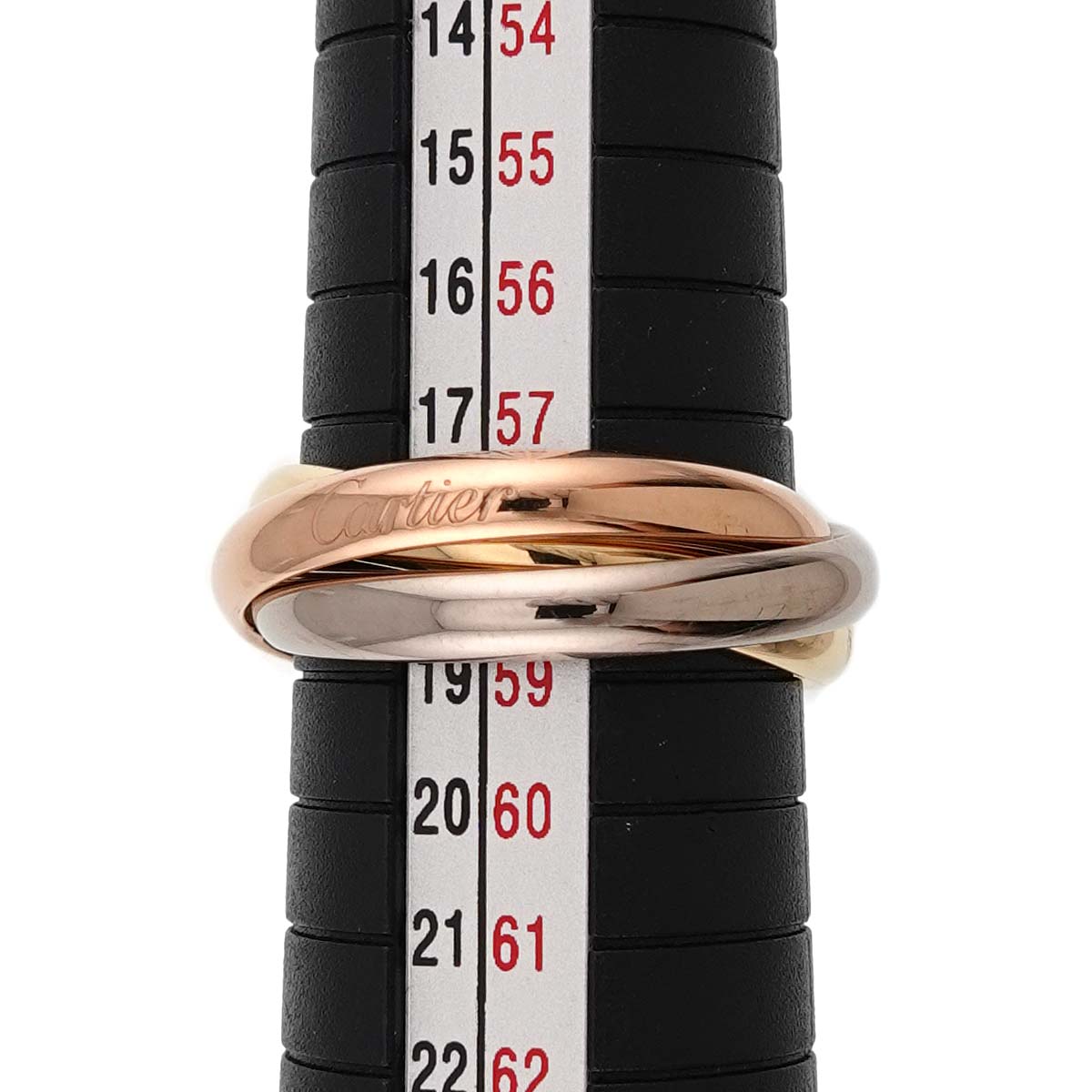 Trinity MM Ring 18K YG WG PG 750 Size58 8.25(US)