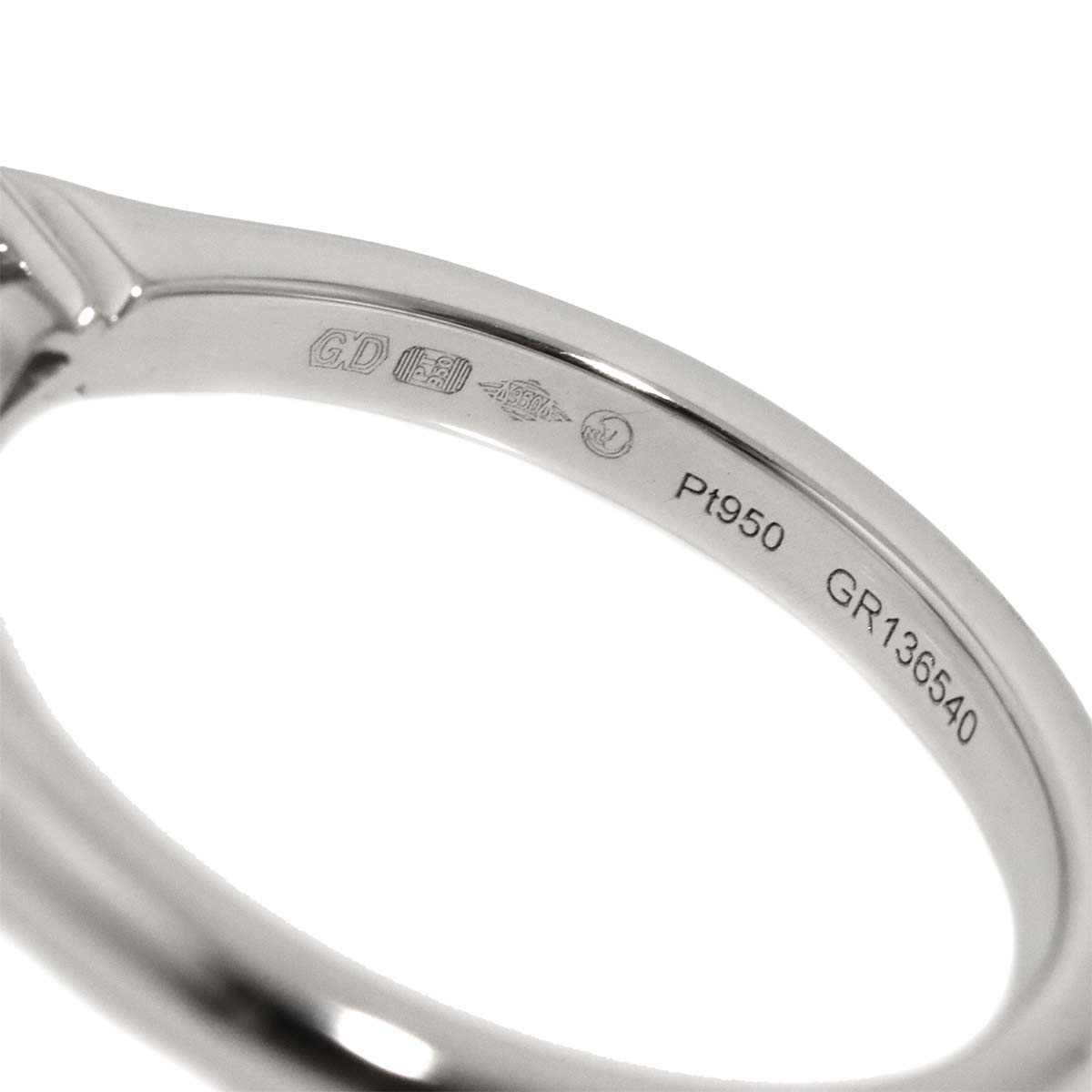 Diamond 0.50ct H/VVS1 Ring Pt Platinum Size4-4.5(US)