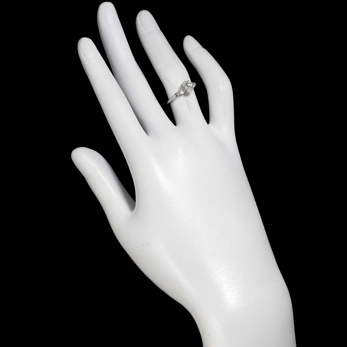 Diamond 0.50ct H/VVS1 Ring Pt Platinum Size4-4.5(US)