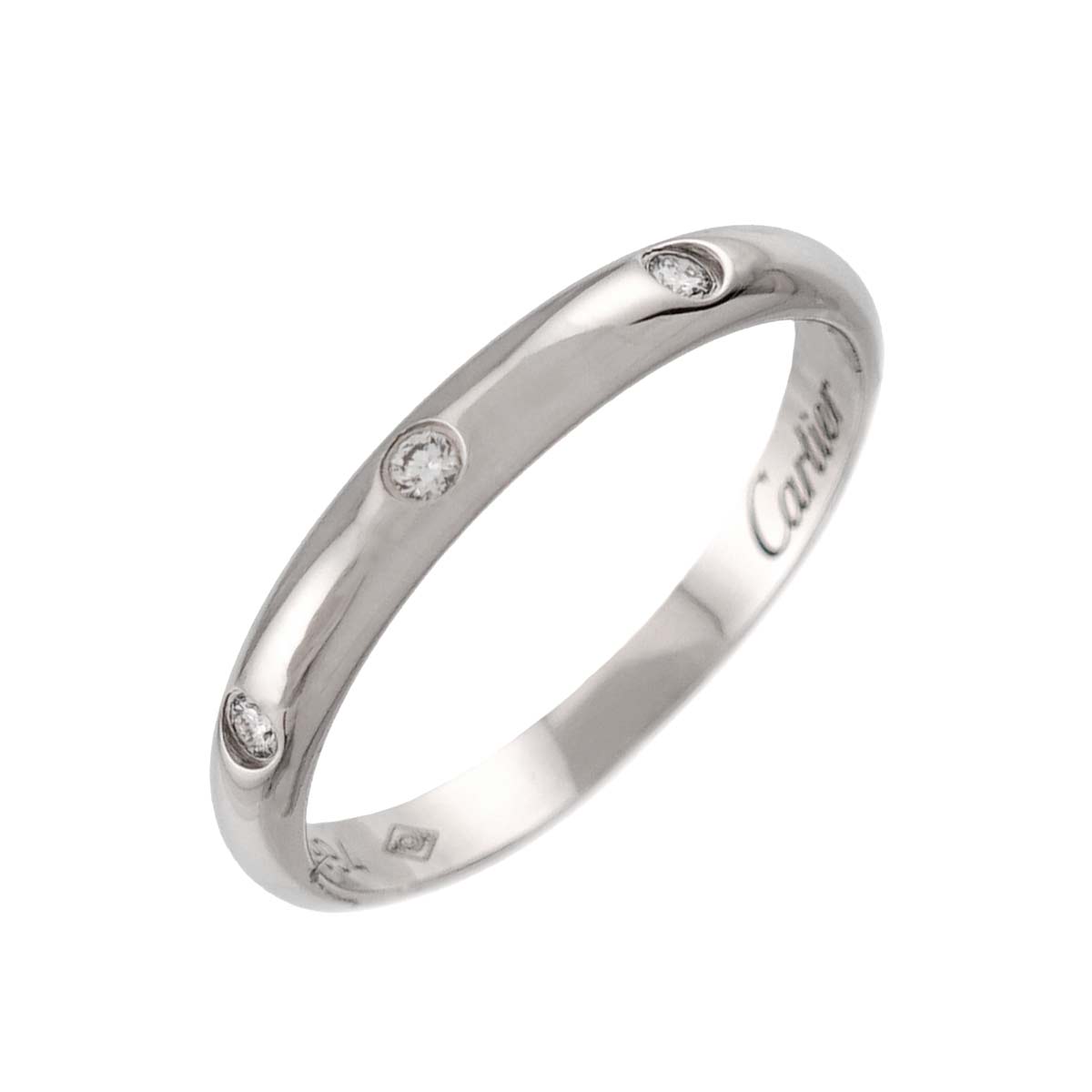 1895 Classic Diamond 3P Ring Pt Platinum size50 5.25(US)