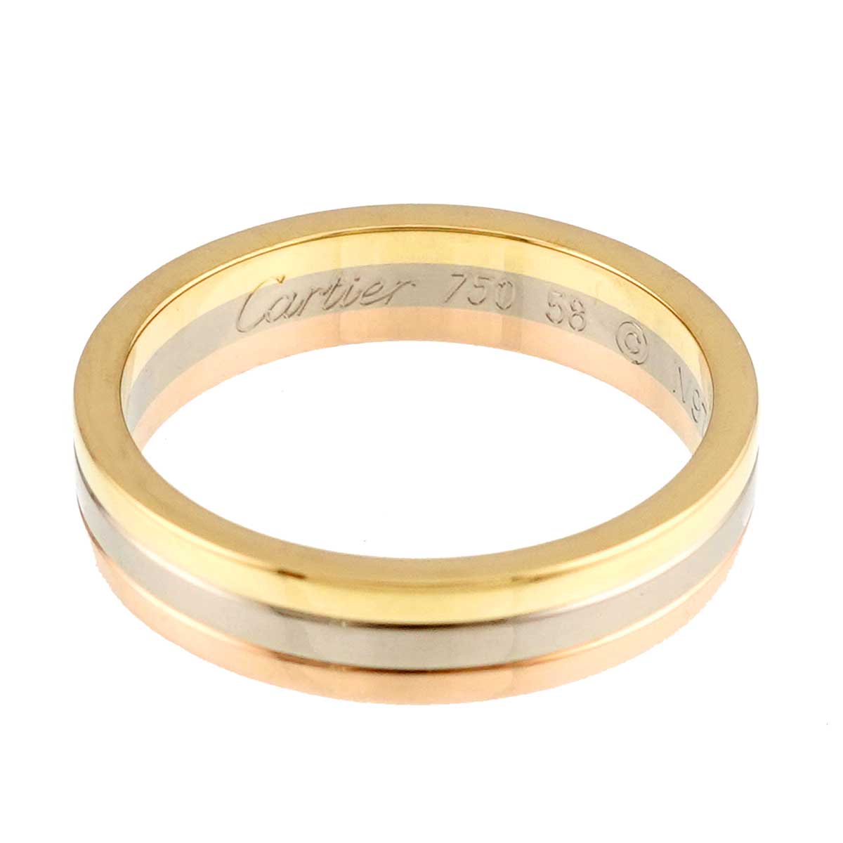 VENDOME Ring 18K YG WG PG 750 Size58 8-8.25(US)