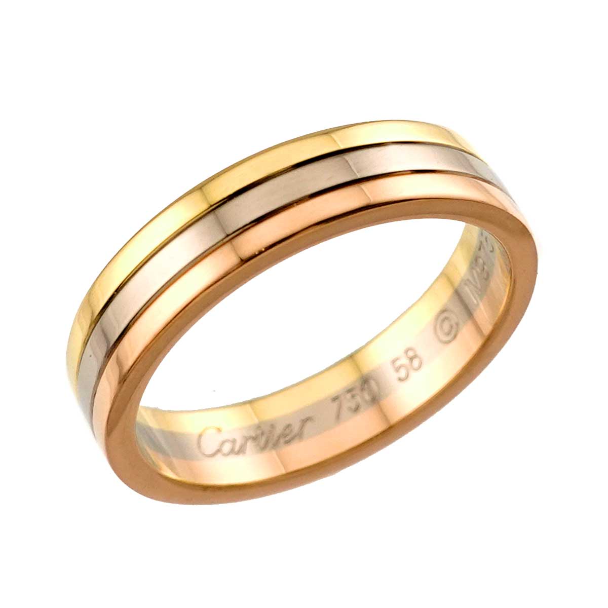 VENDOME Ring 18K YG WG PG 750 Size58 8-8.25(US)