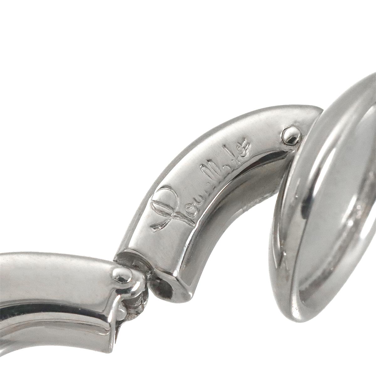 Diamond Earrings Clip on 18K White Gold 750