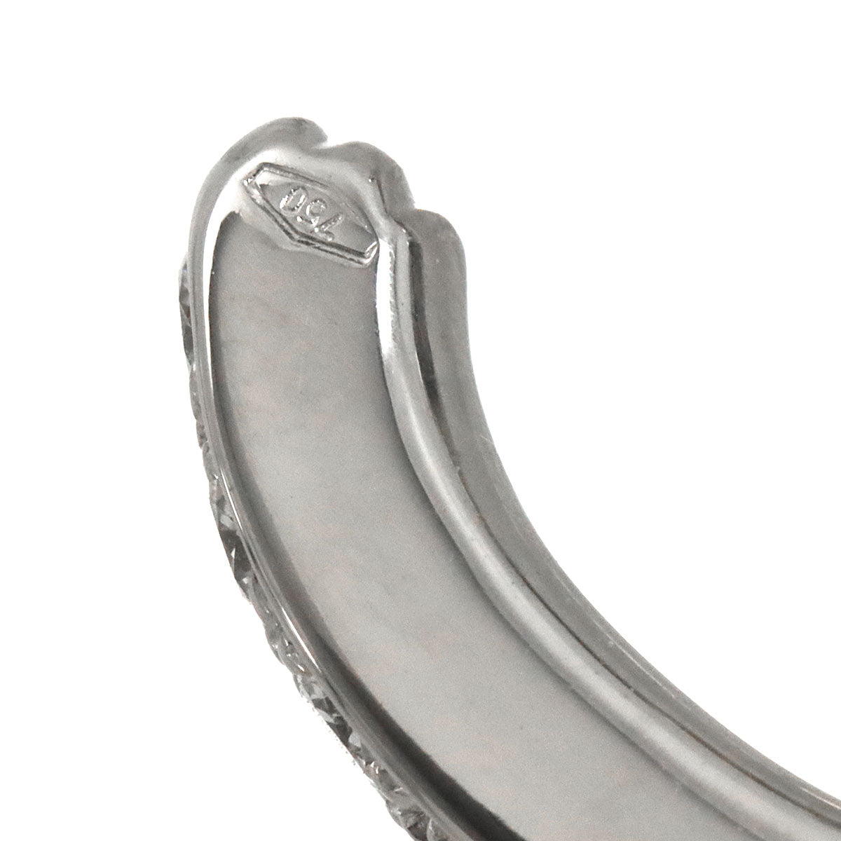 Diamond Earrings Clip on 18K White Gold 750