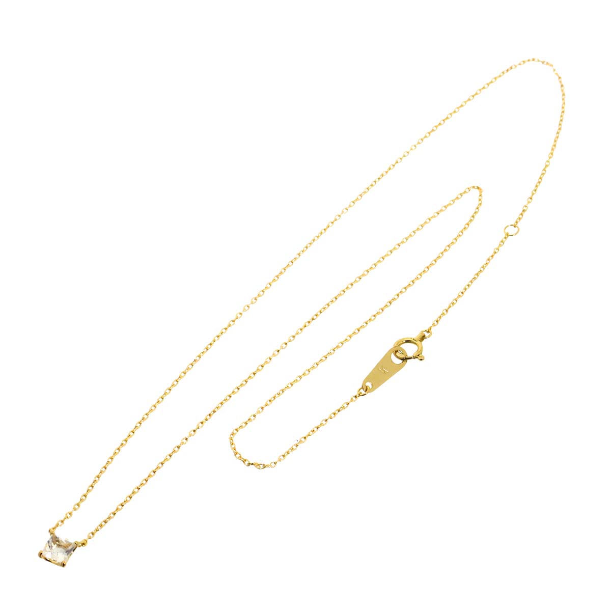 Labradorite Necklace 18K Yellow Gold 750