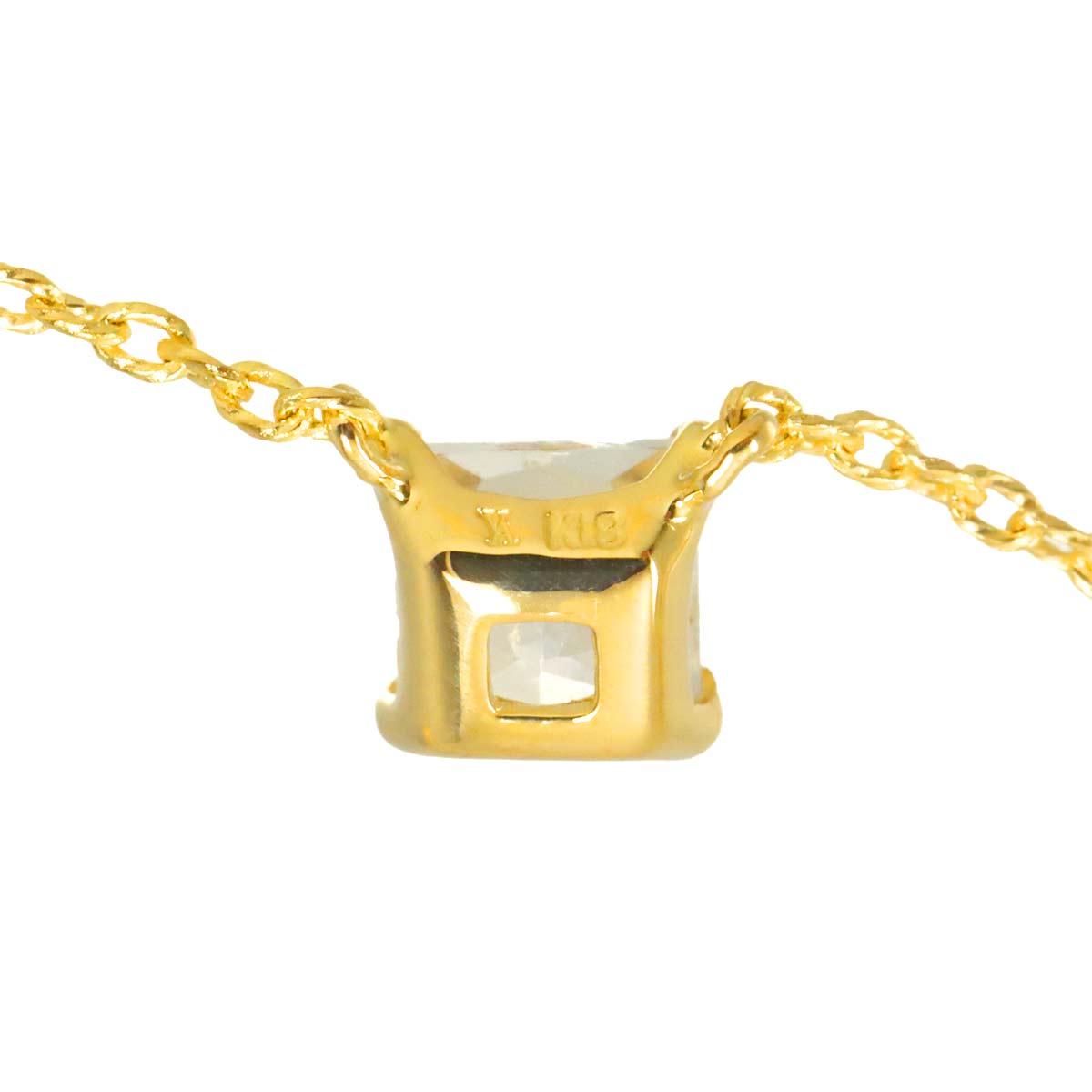 Labradorite Necklace 18K Yellow Gold 750