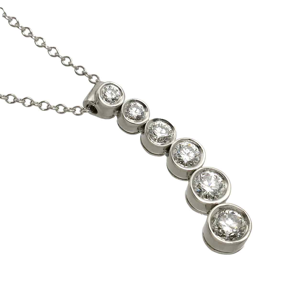 Jazz Diamond Necklace Pt Platinum