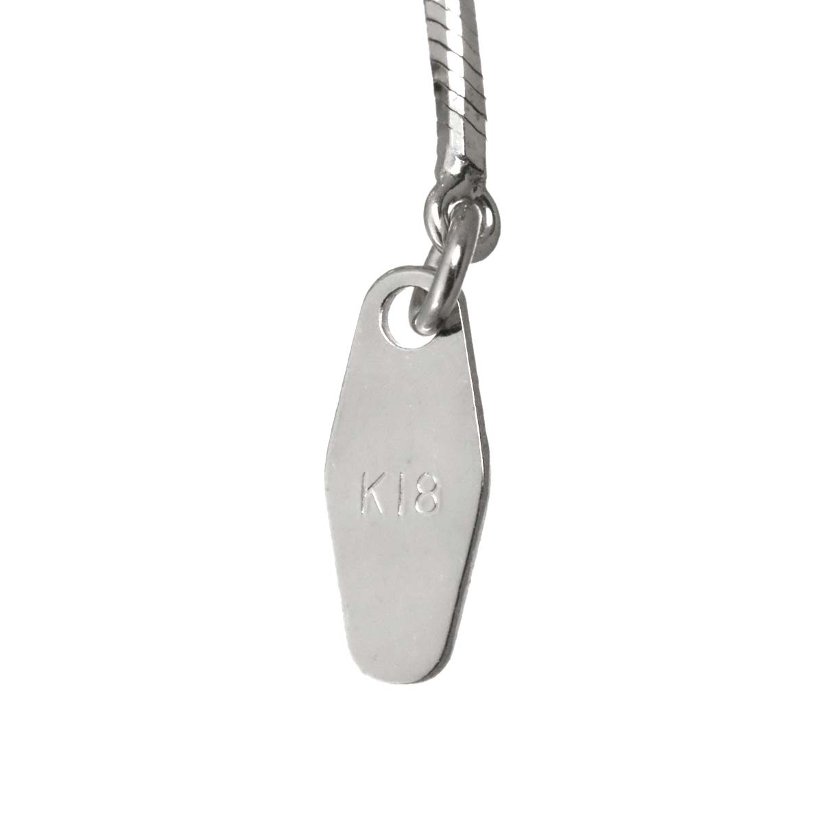 Diamond 1.20ct Necklace 18K White Gold 750