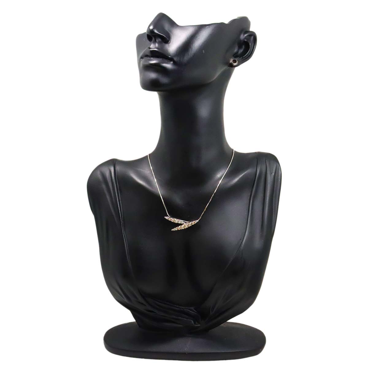 Diamond 1.20ct Necklace 18K White Gold 750
