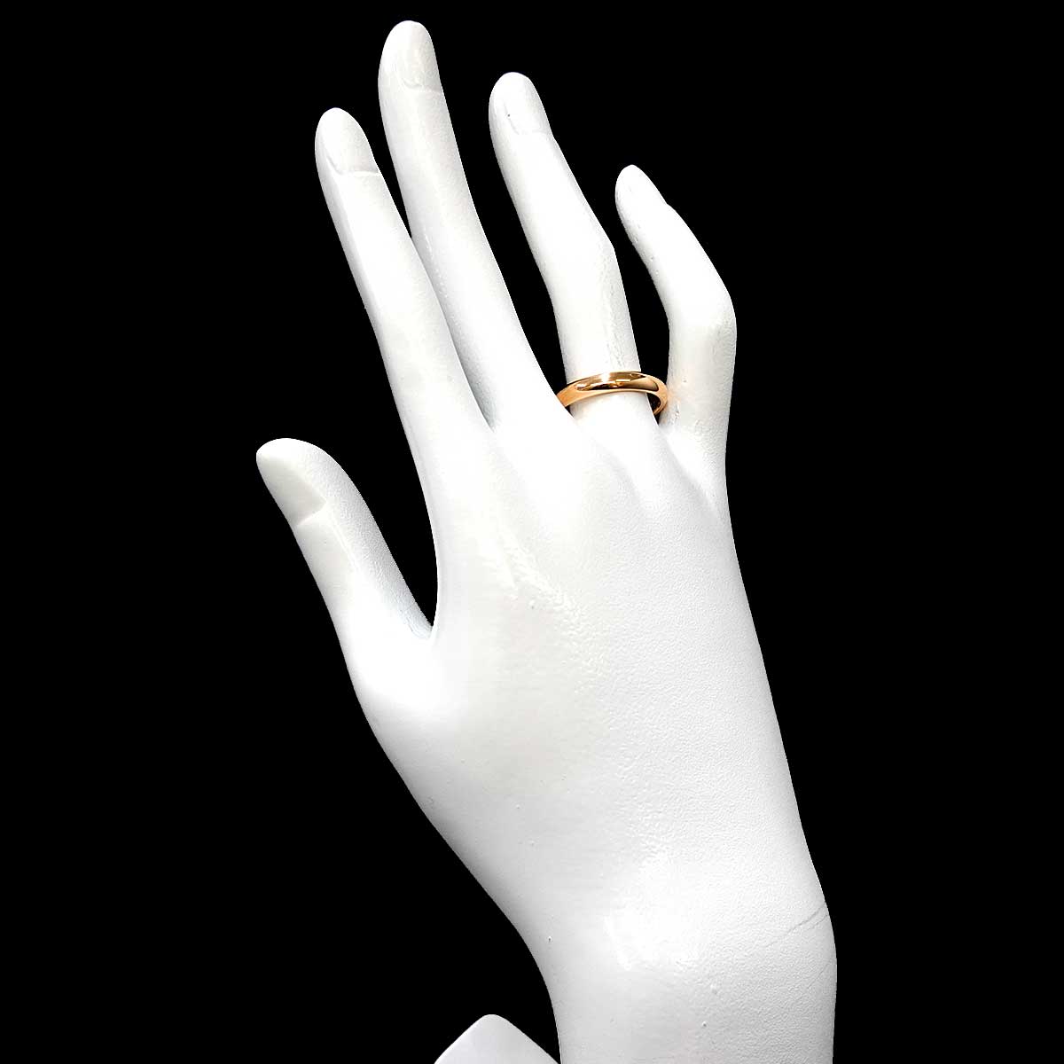 Classic Ring 18K Pink Gold 750 Size57 7.5-7.75(US)