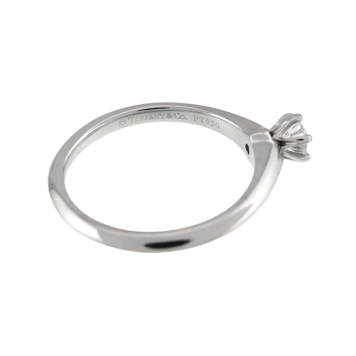 Diamond 0.25ct I/VVS1/3EX Ring Pt Platinum Size6(US)
