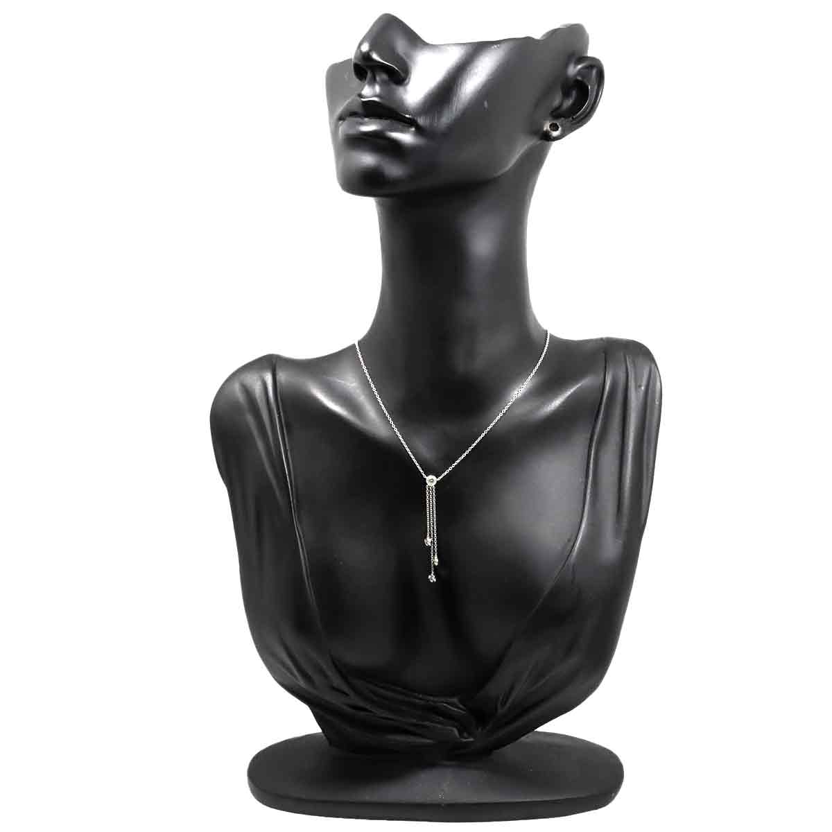 By The Yard Diamond 4P Necklace Platinum