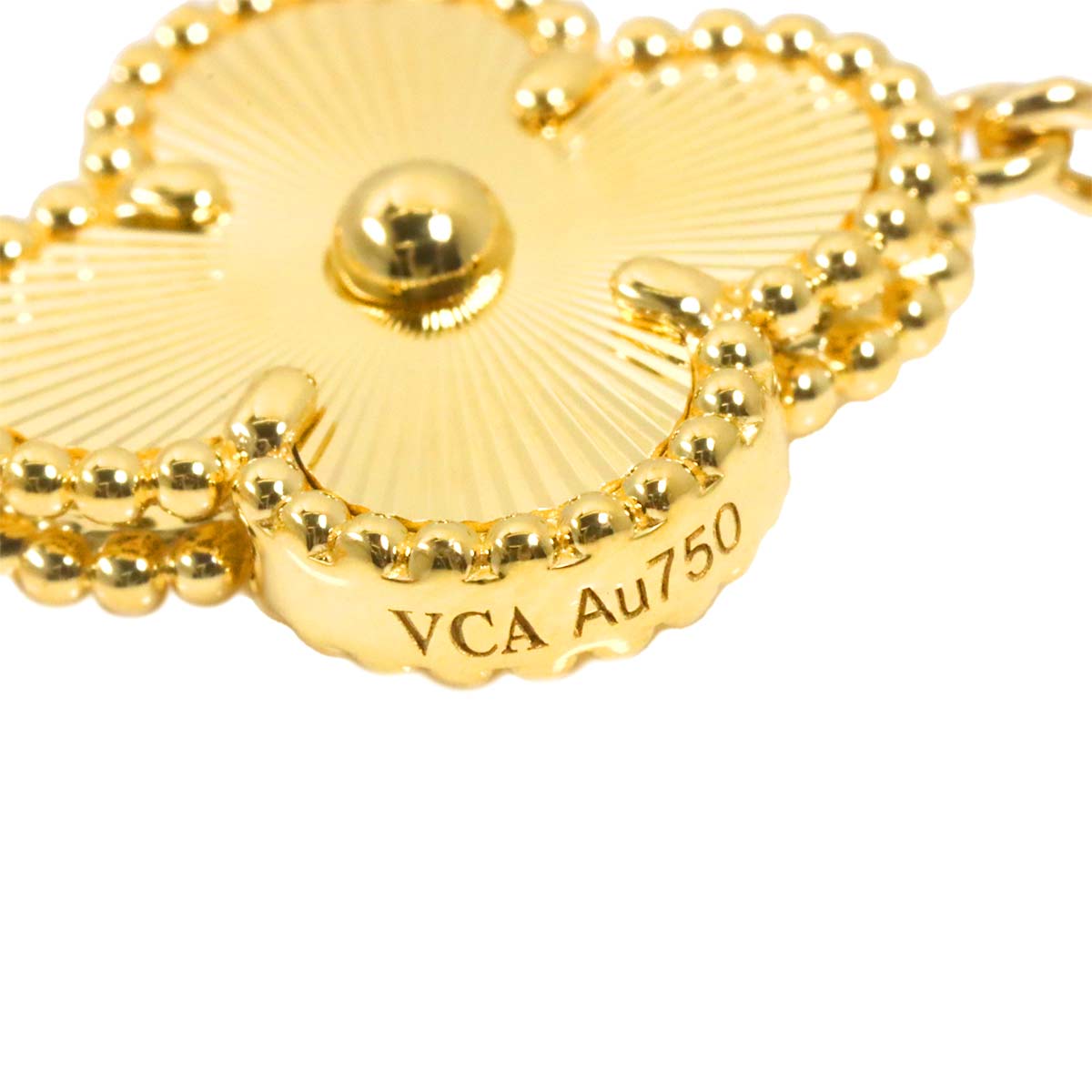 Vintage Alhambra Diamond Bracelet 18K YG 750