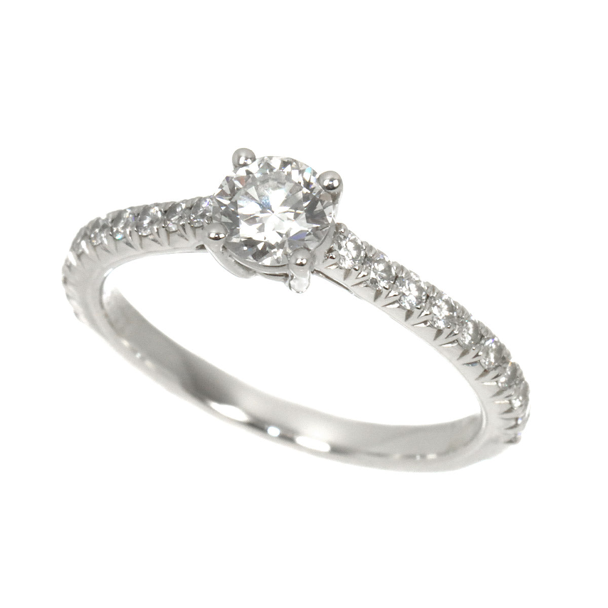 Novo Diamond 0.32ct F/VS1/3EX Ring Pt size3.75-4(US)