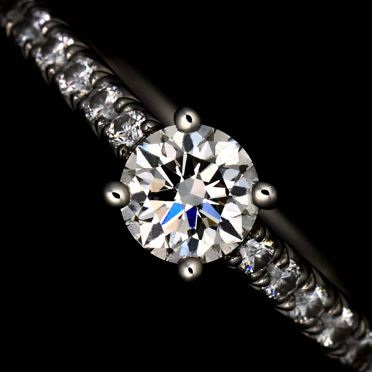 Novo Diamond 0.32ct F/VS1/3EX Ring Pt size3.75-4(US)