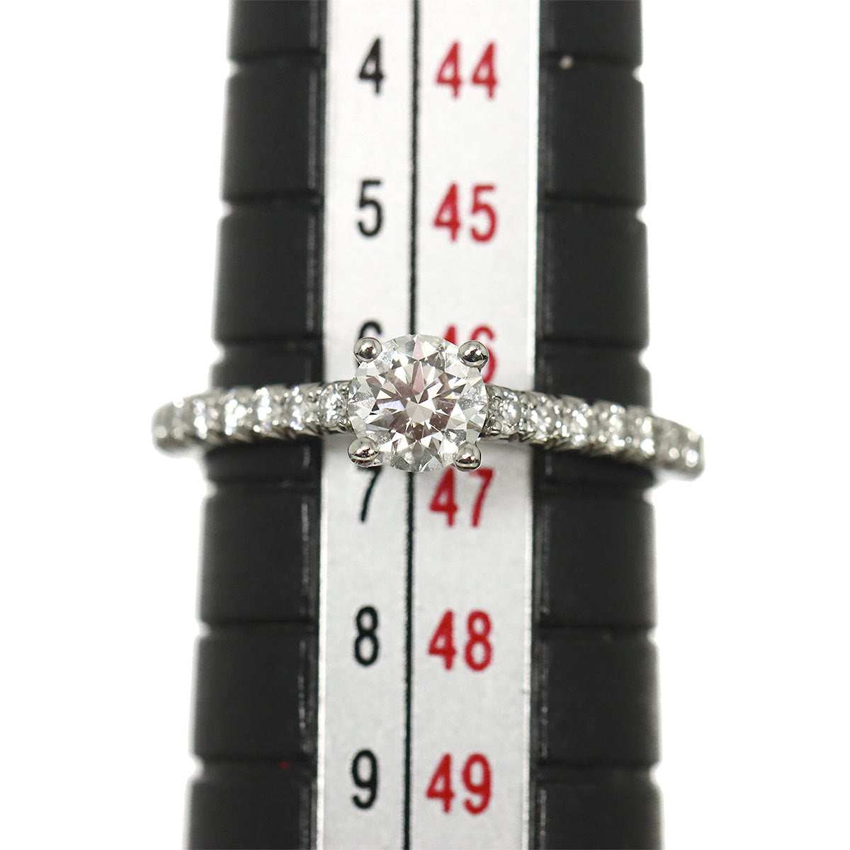 Novo Diamond 0.32ct F/VS1/3EX Ring Pt size3.75-4(US)