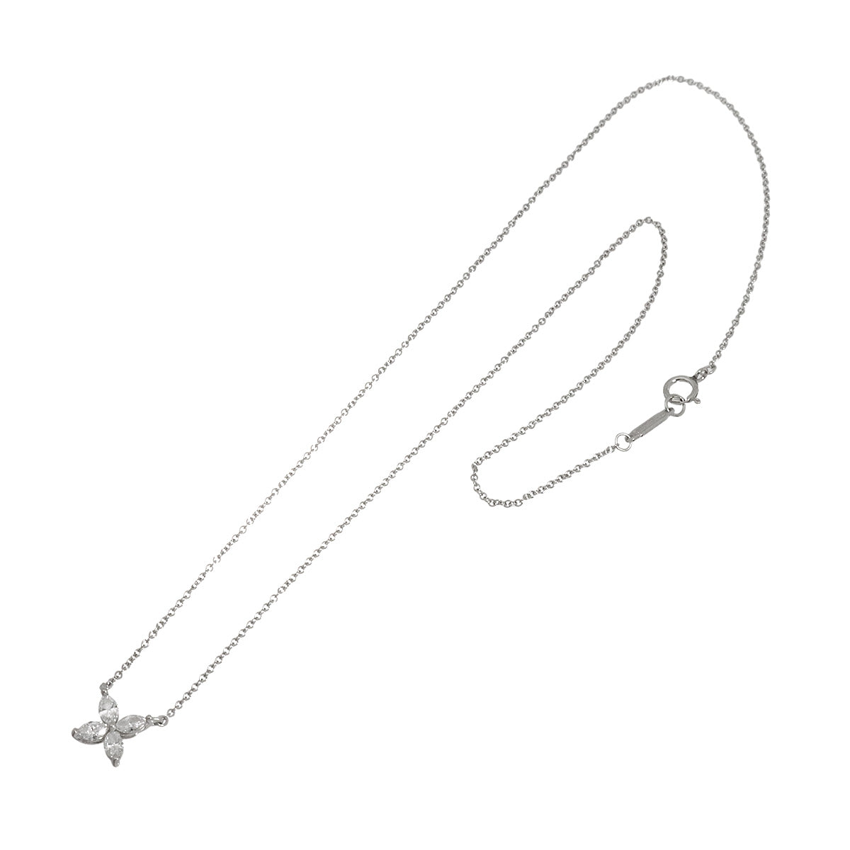 Victoria Medium Diamond Necklace Platinum