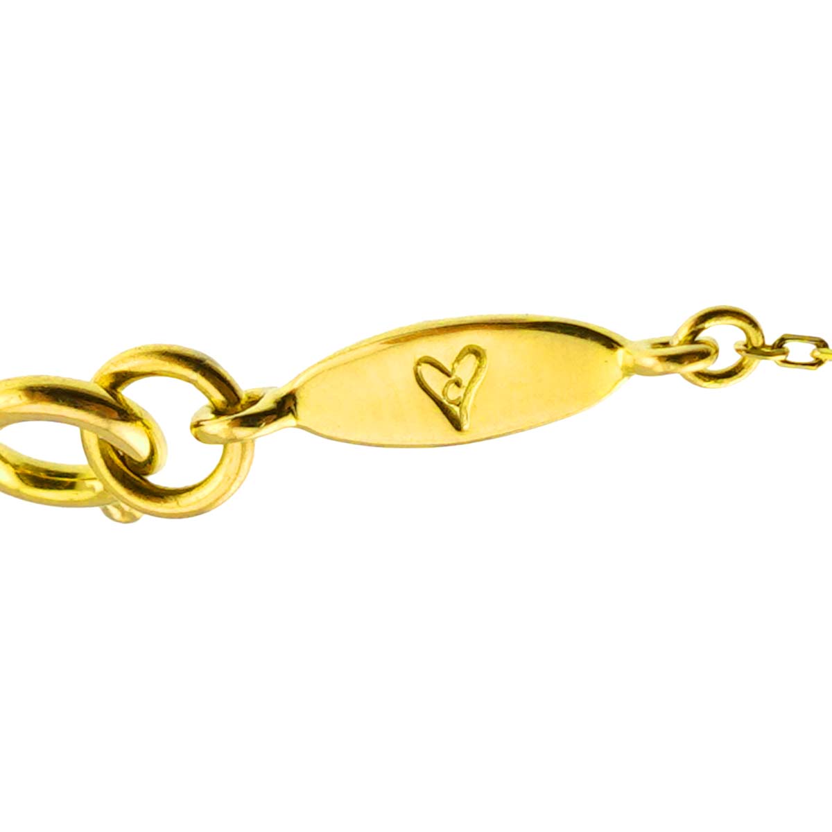 Diamond 0.06ct Necklace 18K Yellow Gold 750