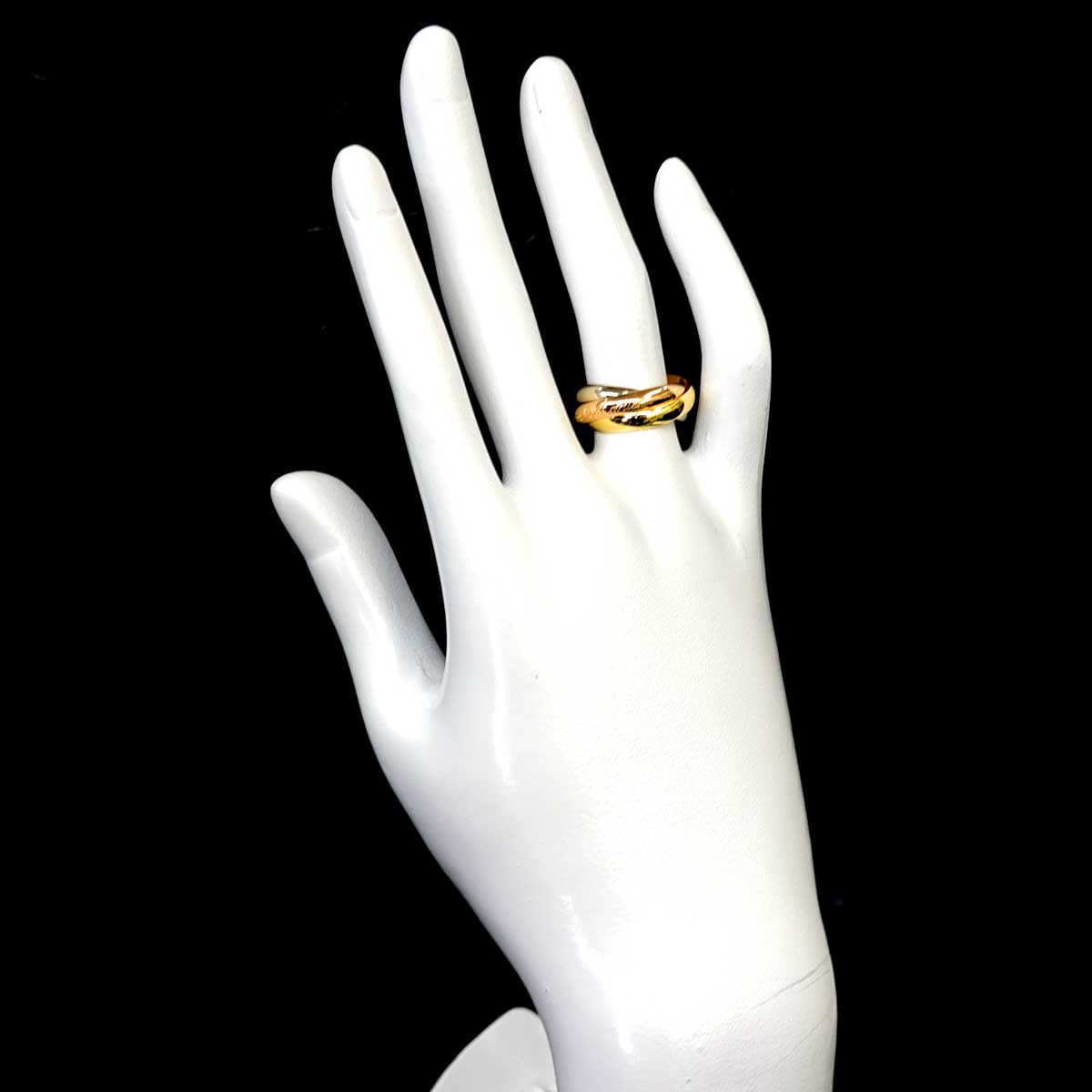 Trinity MM Ring 18K YG WG PG 750 Size51 5.5-5.75(US)