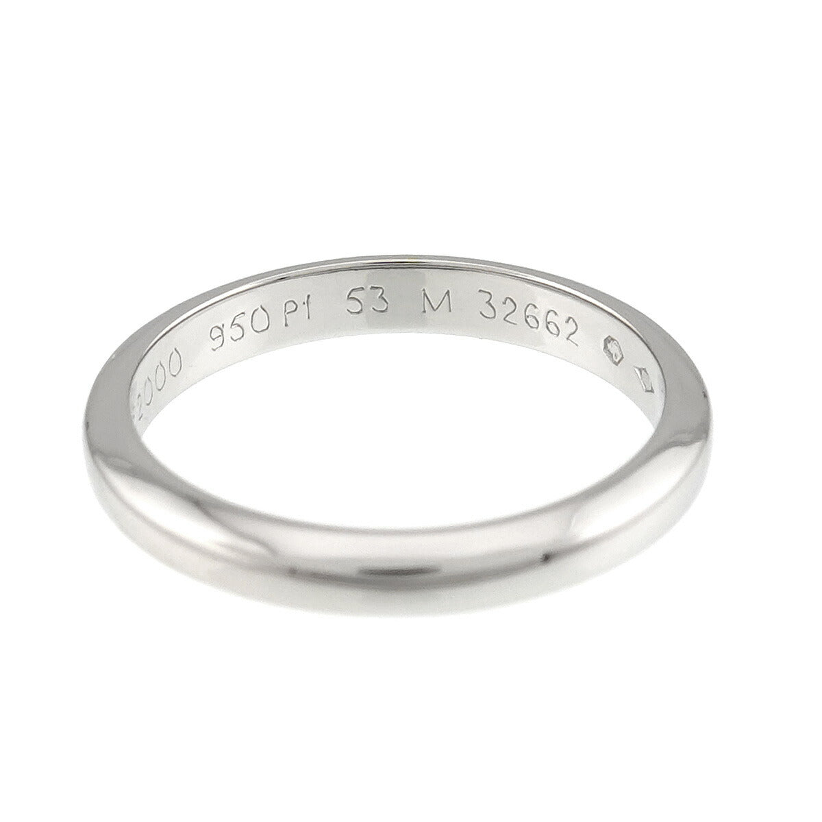 Classic Ring Platinum Size53 6.25-6.5(US)