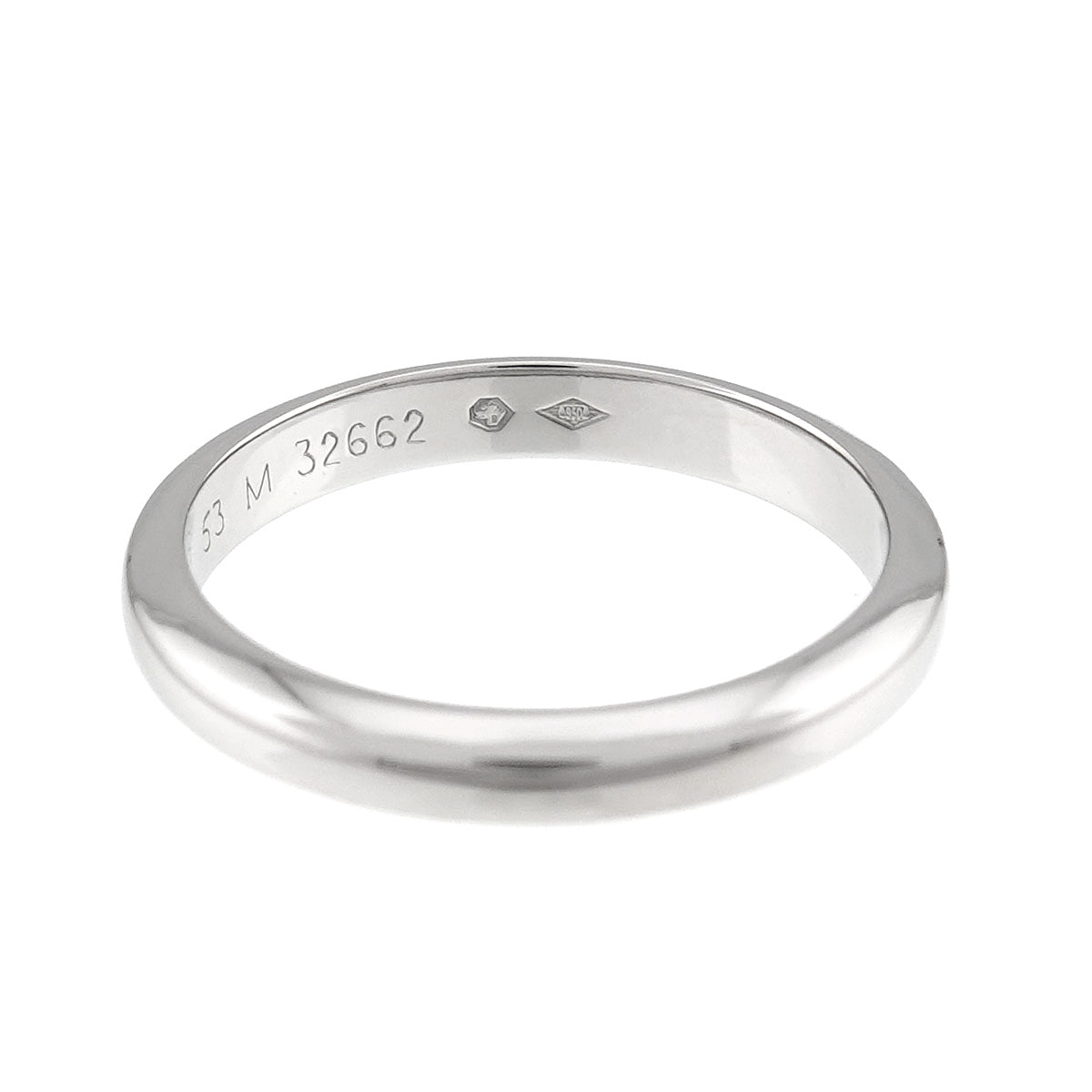 Classic Ring Platinum Size53 6.25-6.5(US)