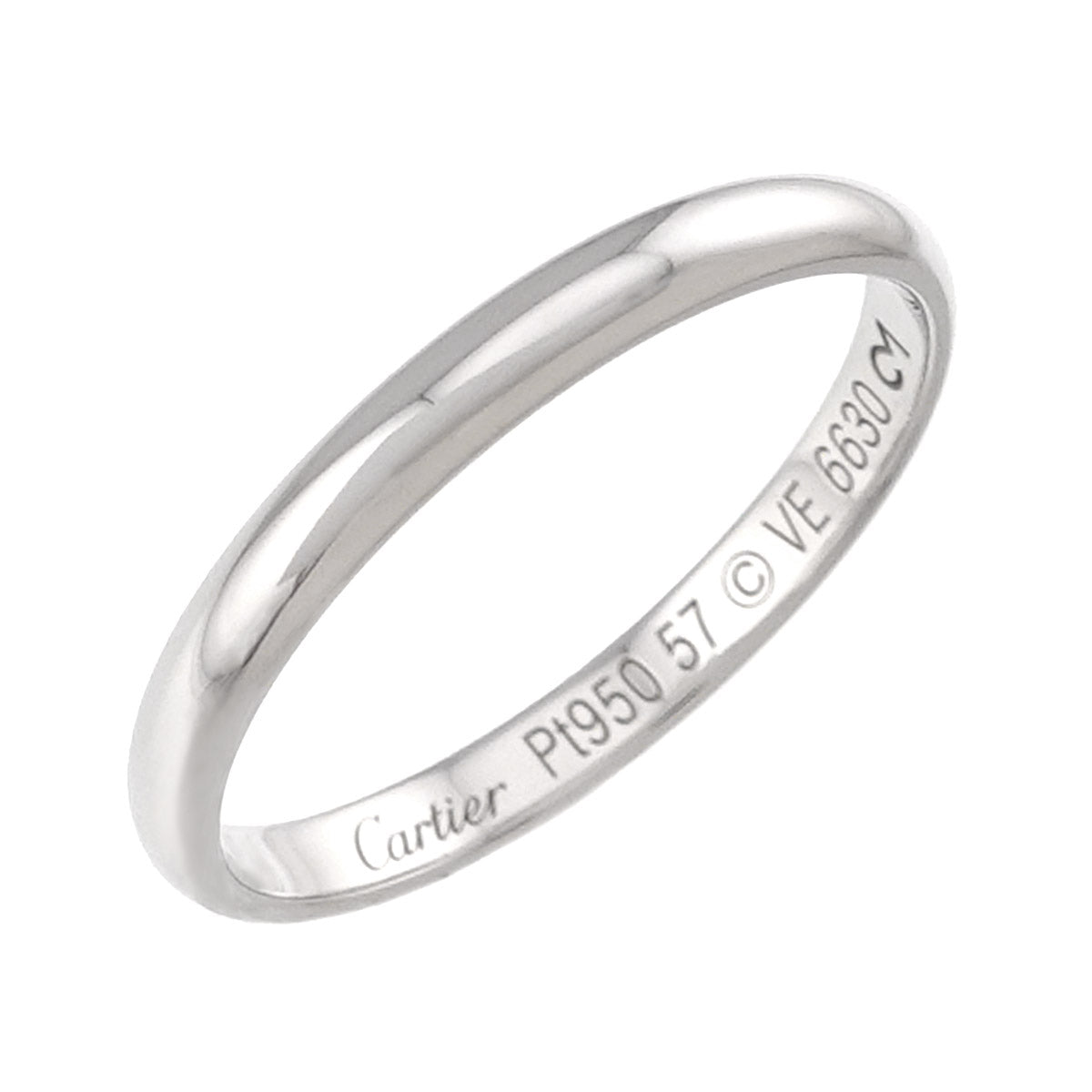 Classic Ring Platinum Size57 7.75-8(US)