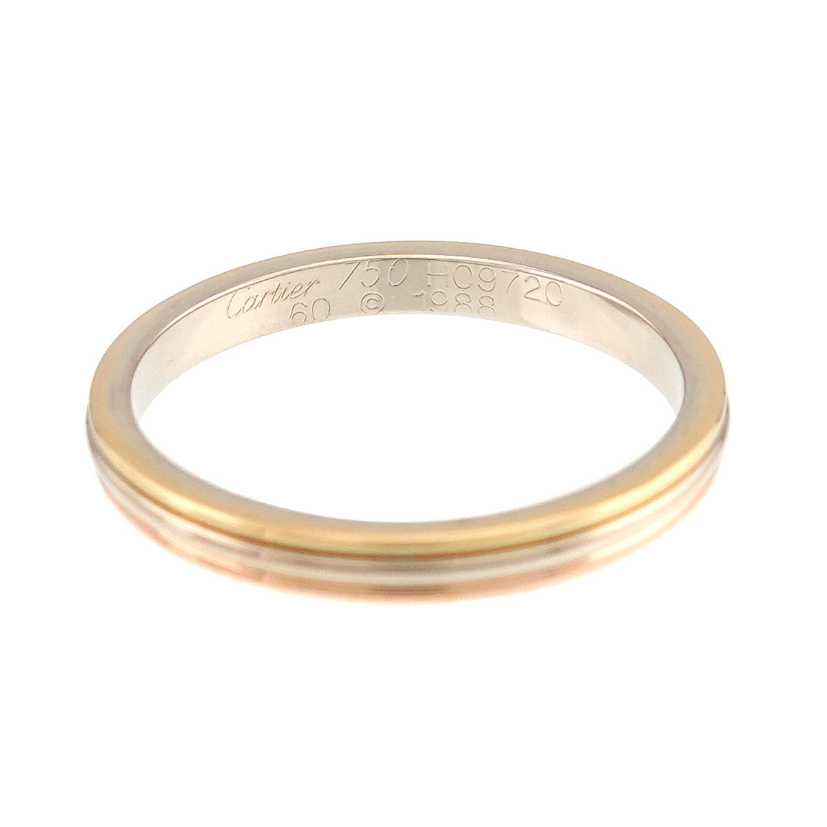 Vendome Ring 18K YG WG PG 750 size60 9(US)
