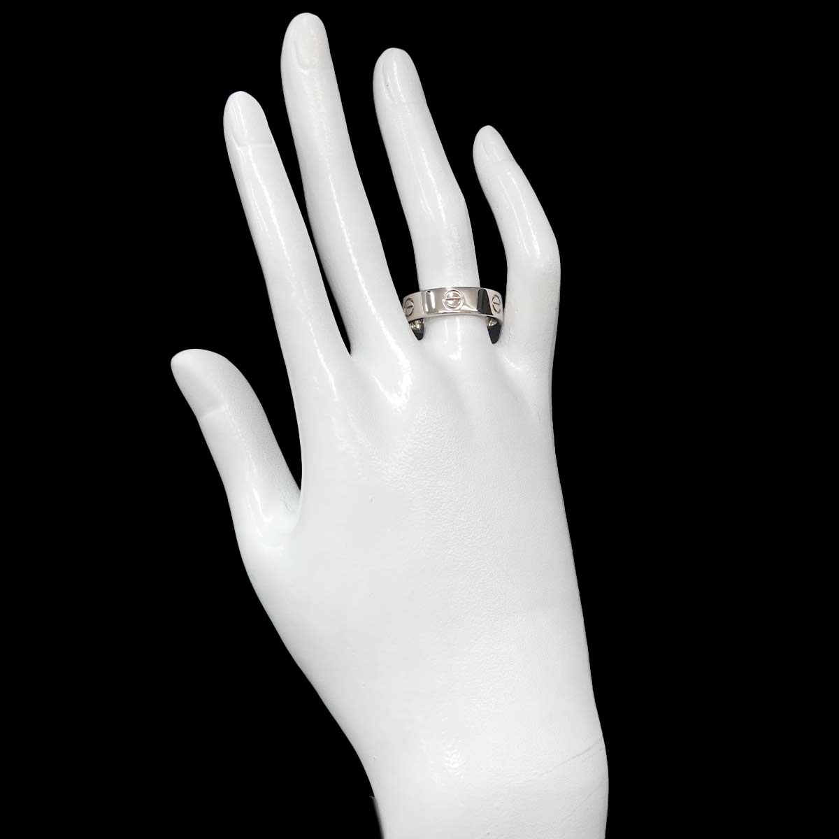 Love Ring 18K White Gold 750 size60 8.75(US)