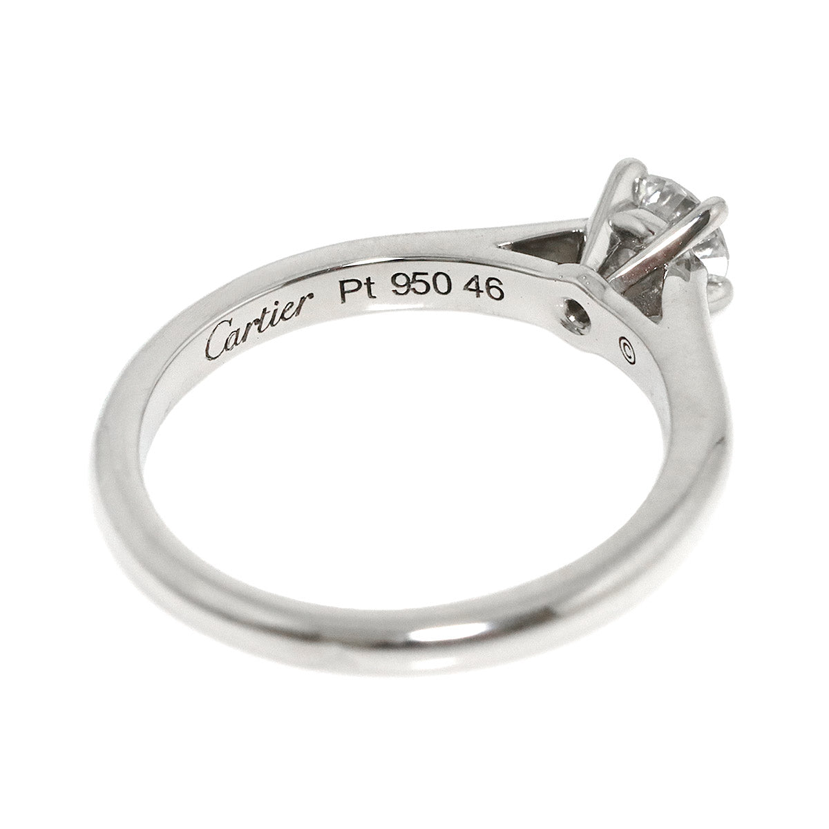 Diamond 0.21ct Ring Platinum size46 3.25-3.75(US)