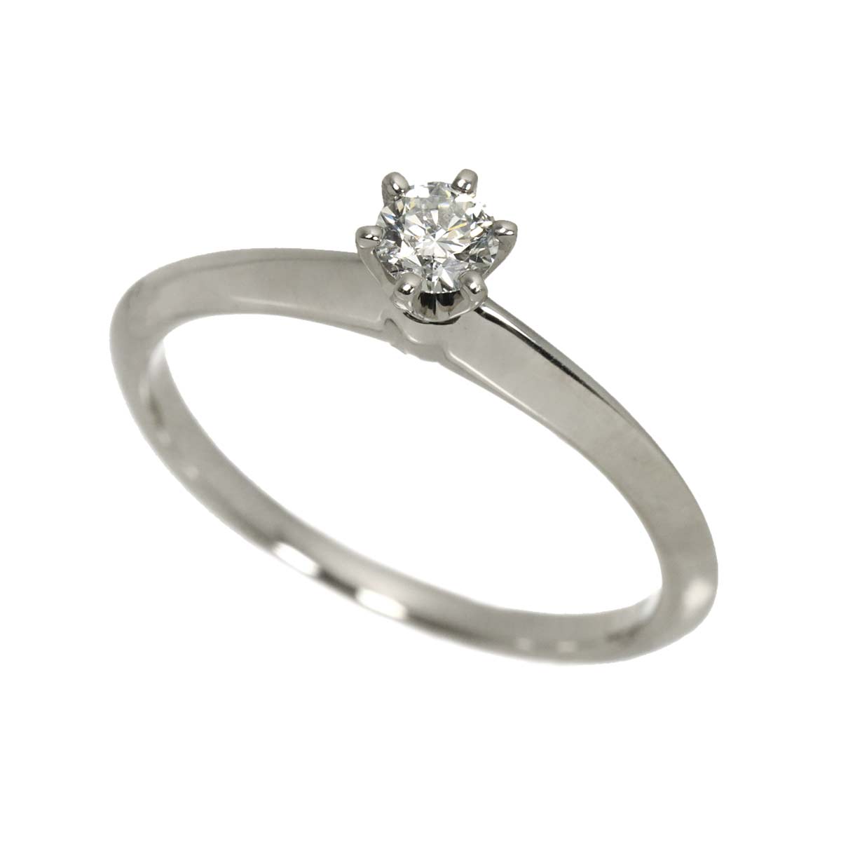 Diamond 0.19ct Ring Pt 6.25-6.5(US)