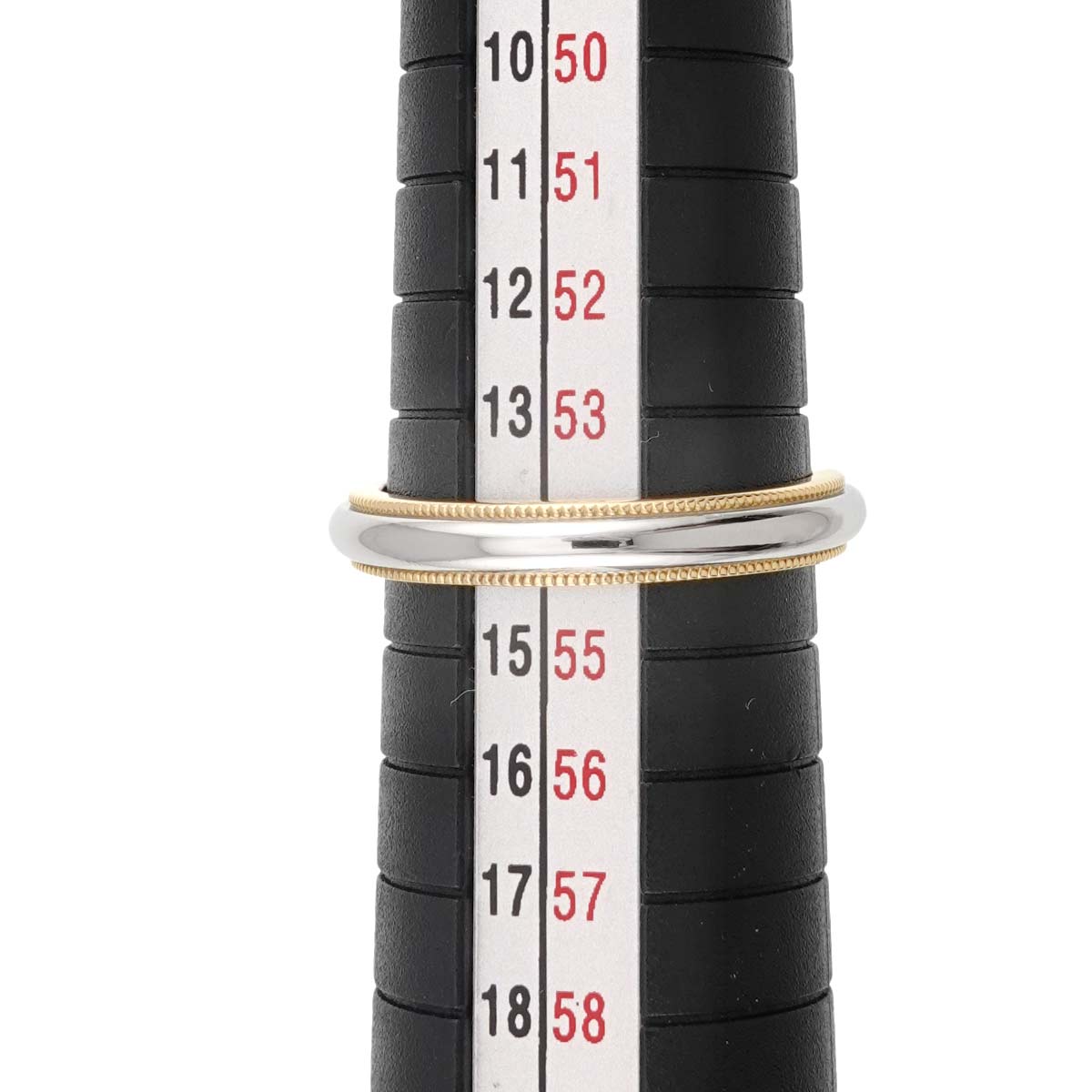 Milgrain Band Ring 18K YG 750 Pt Size6.75(US)