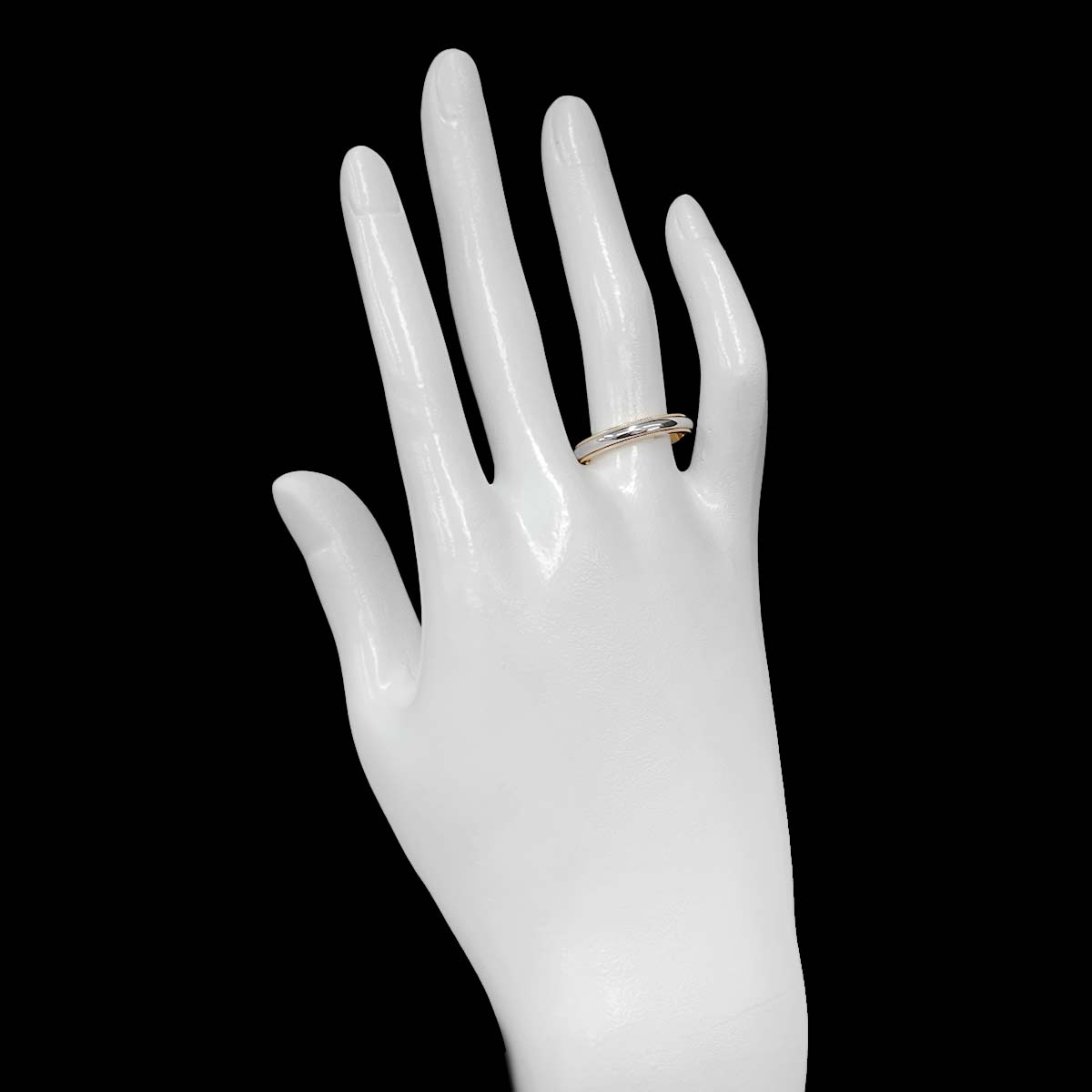 Milgrain Band Ring 18K YG 750 Pt Size6.75(US)