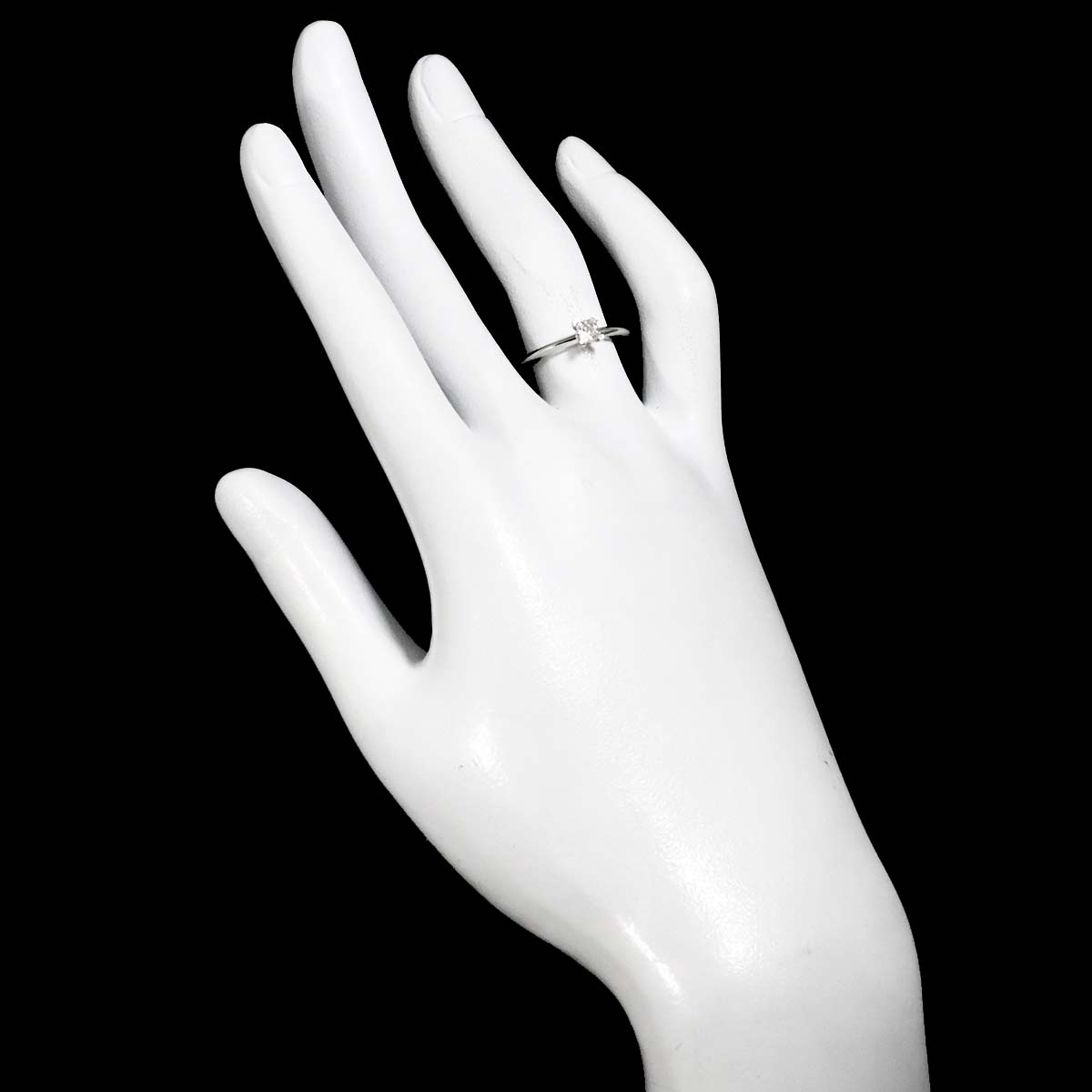 Diamond 0.23ct Ring Platinum Size5.75-6(US)