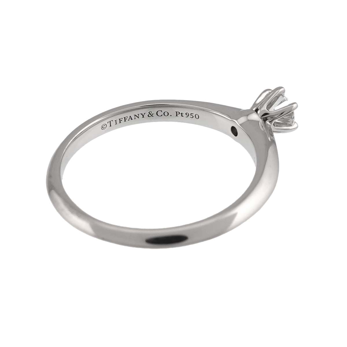 Diamond 0.21ct E/VS1/3EX Ring Pt Platinum Size5.75-6(US)