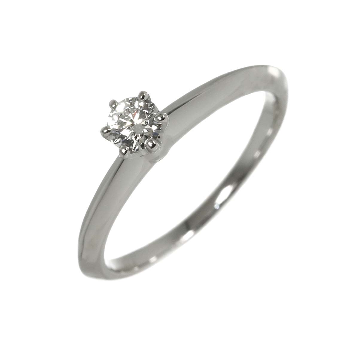 Diamond 0.21ct E/VS1/3EX Ring Pt Platinum Size5.75-6(US)