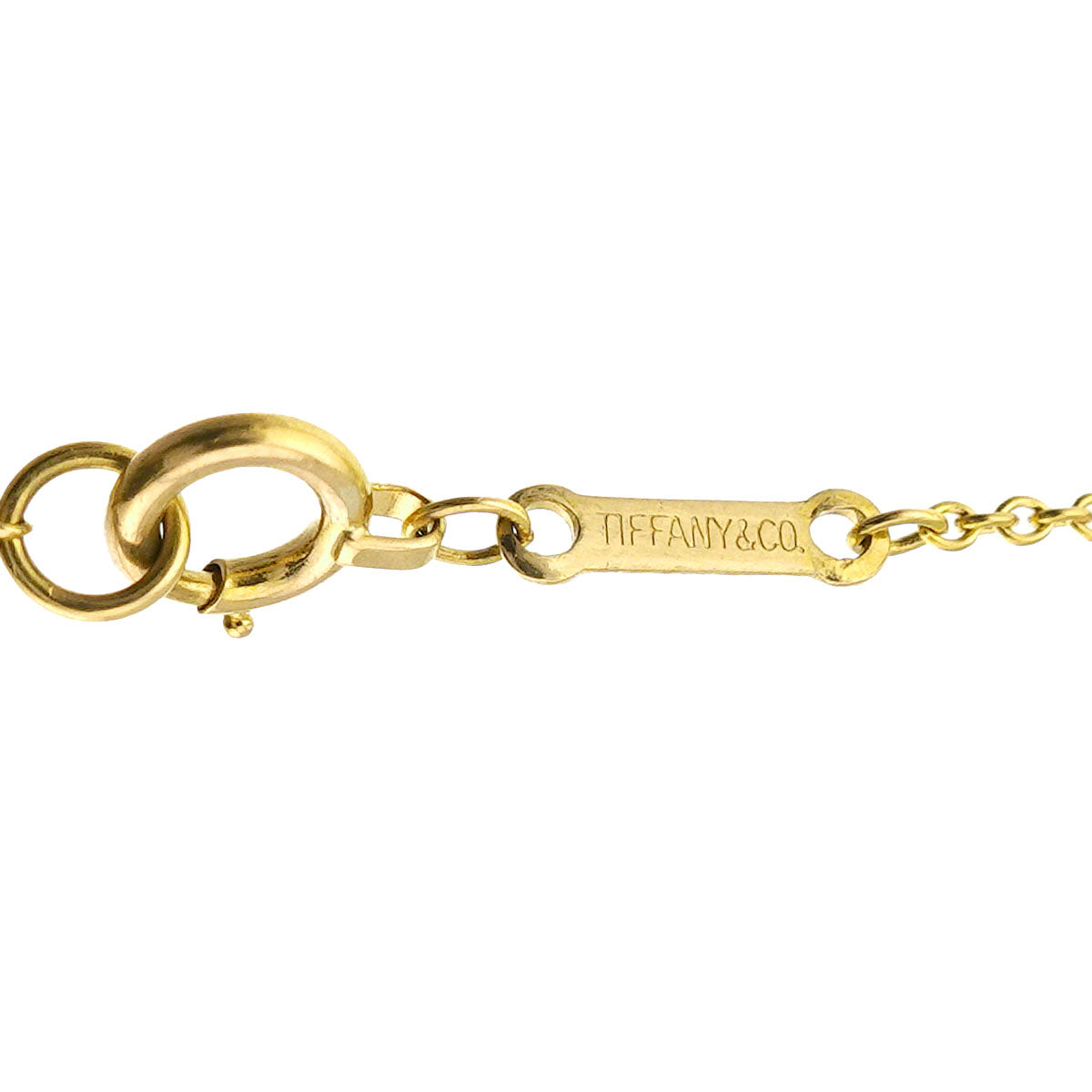 Open Heart Necklace 18K Yellow Gold 750