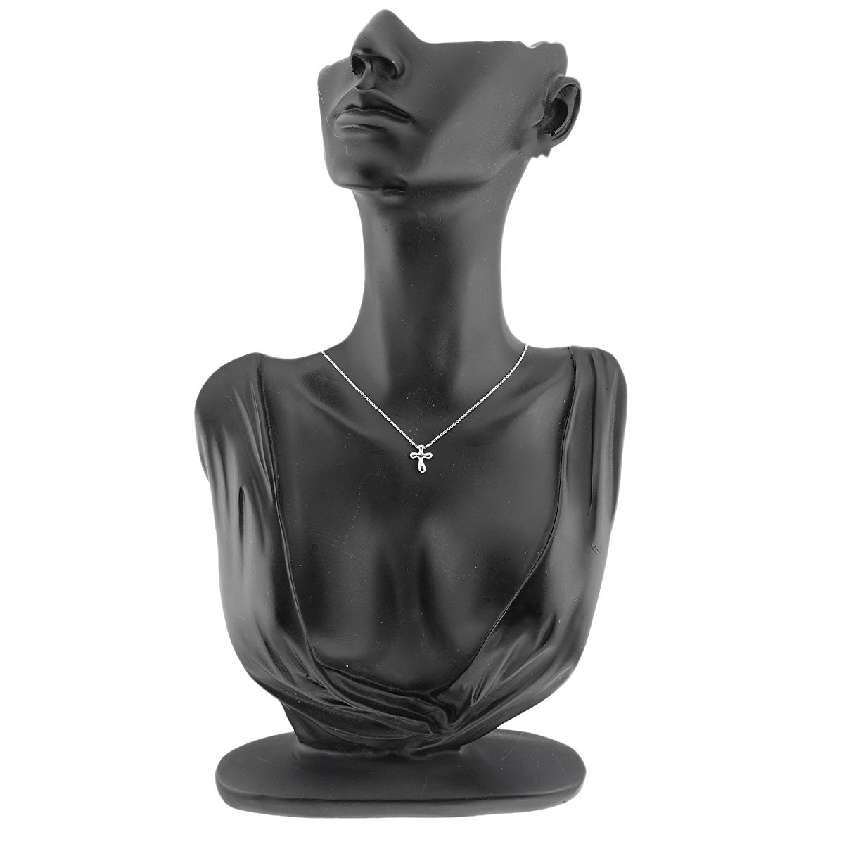 Cross Necklace Platinum