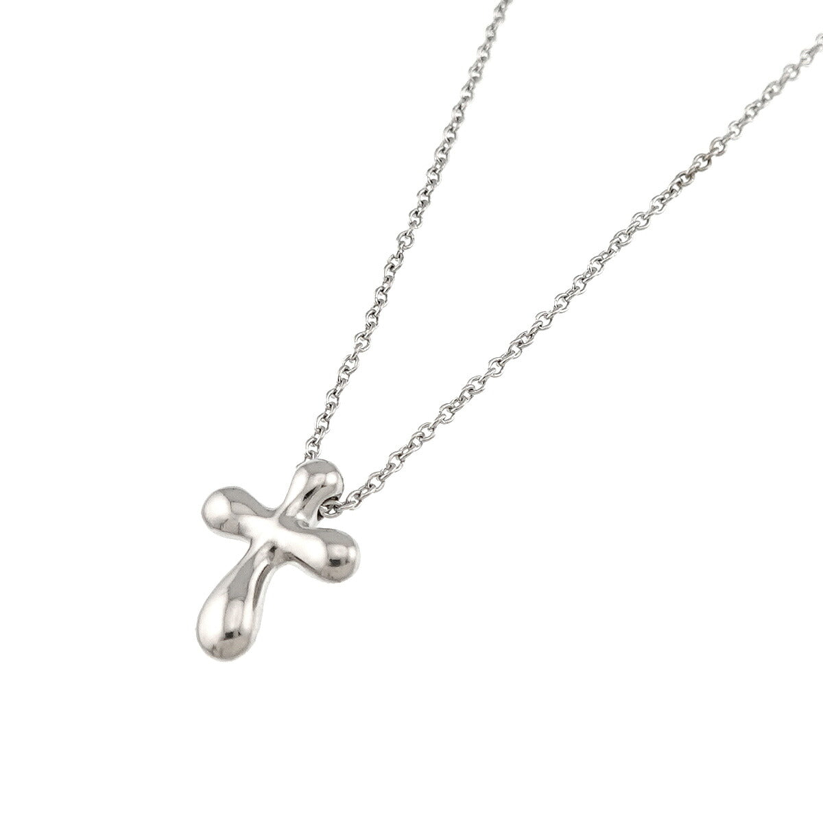 Cross Necklace Platinum